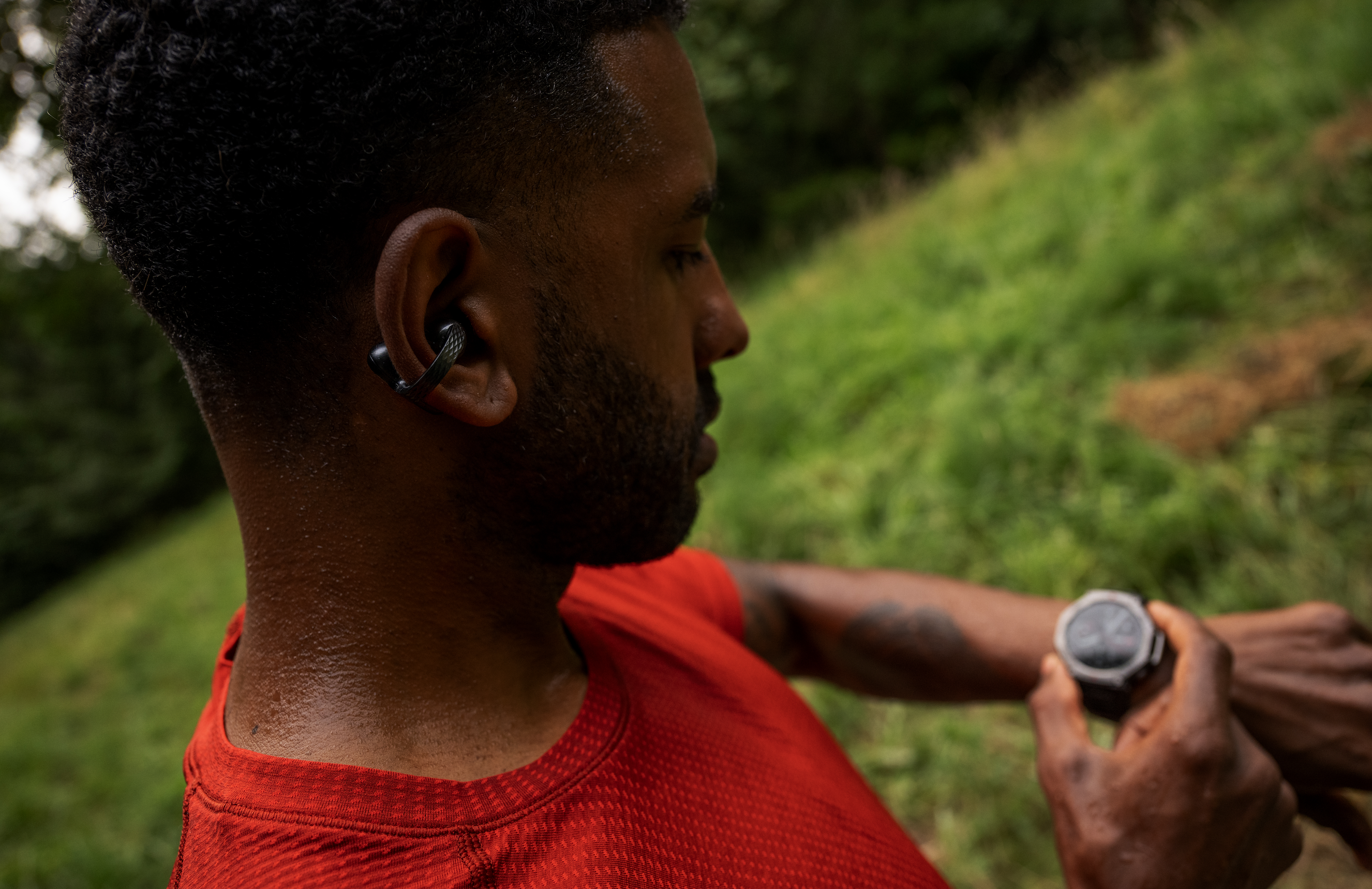 Así son los auriculares abiertos Amazfit Up.