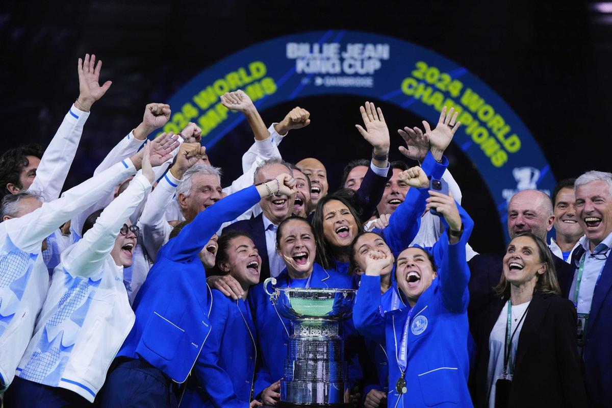 Italia se lleva de Málaga el título de la Billie Jean King Cup