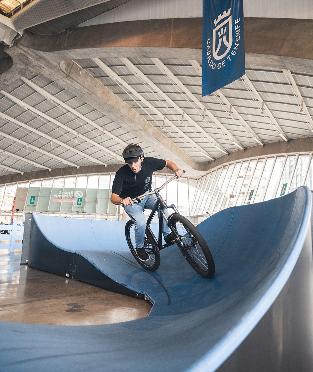 Circuito de pump track y del skate park