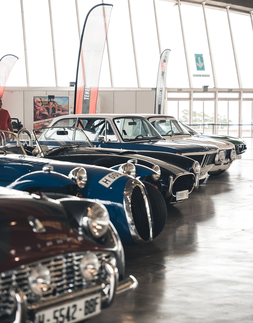 exposición de coches clásicos de competición
