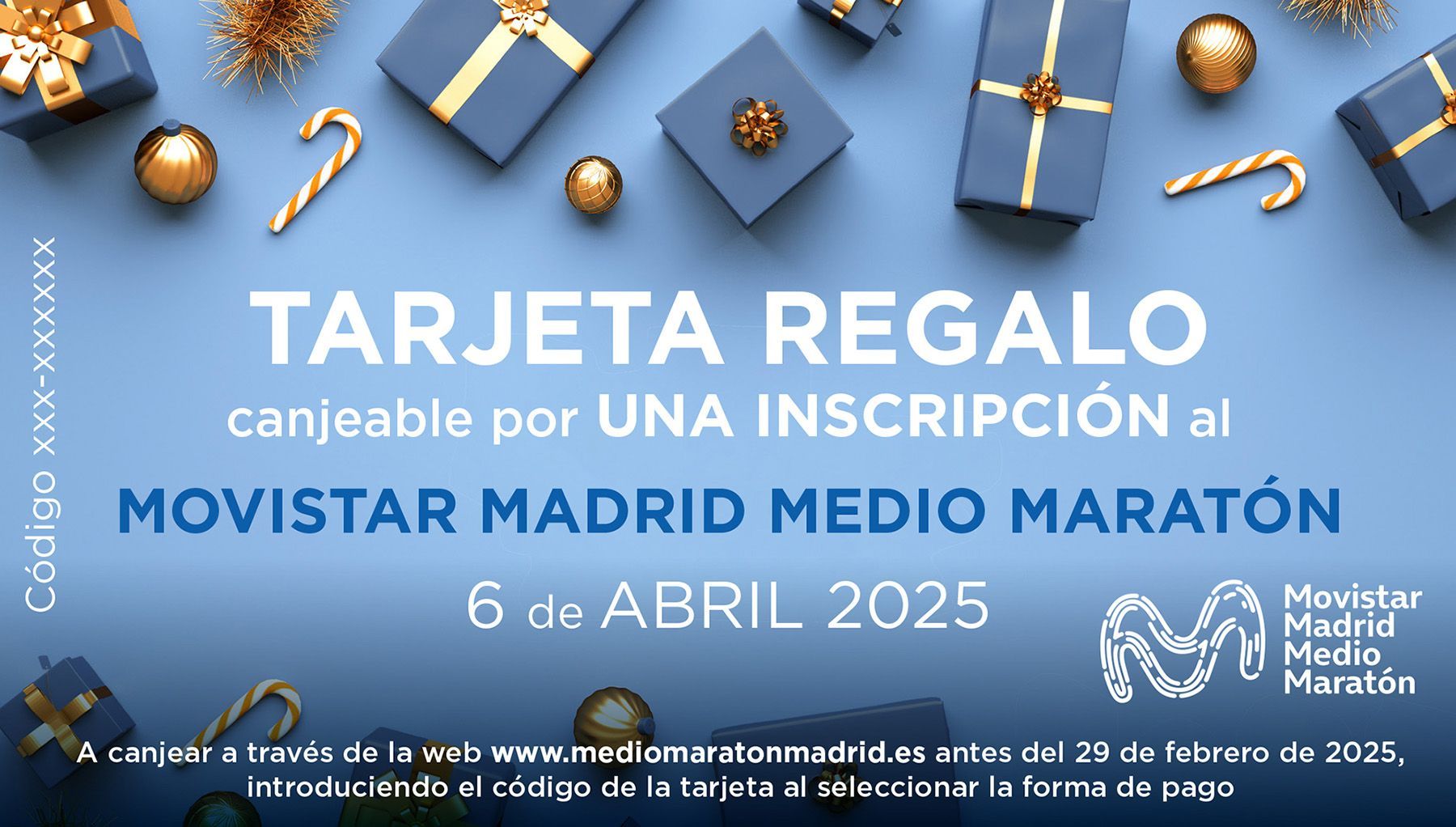 Regalo Navidad MovistarMedoMaratonMadrid 2025 2
