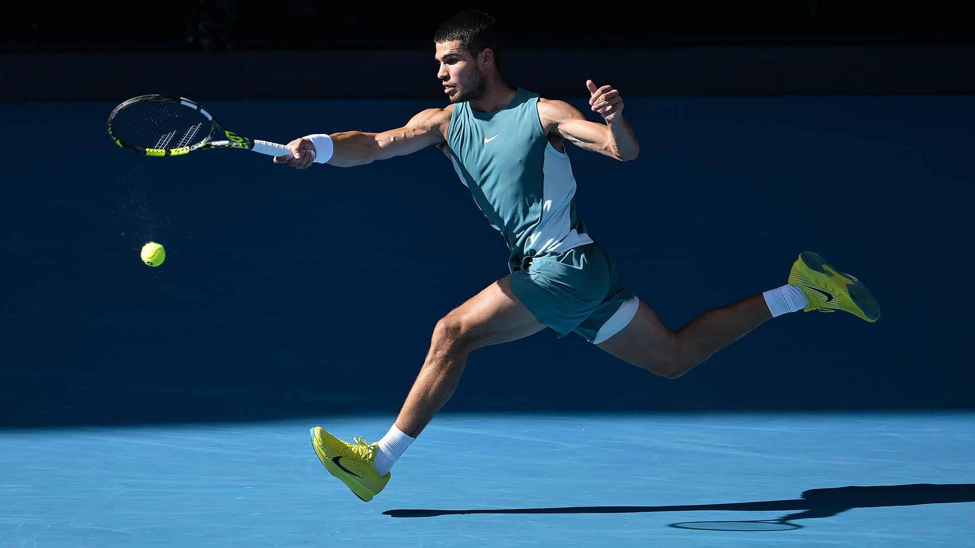 Carlos Alcaraz en el Open de Australia