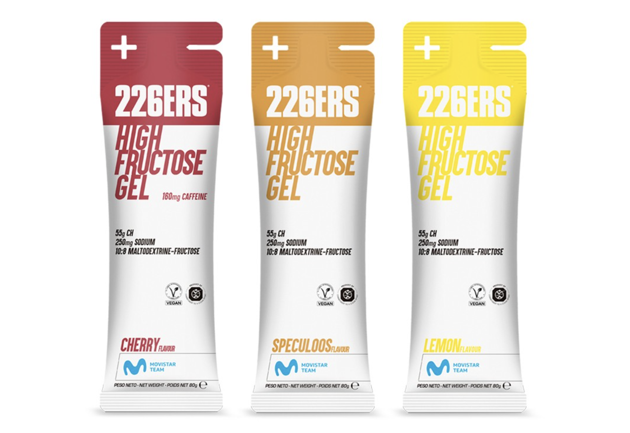 226ERS lanza tres nuevos sabores de HIGH FRUCTOSE GEL.