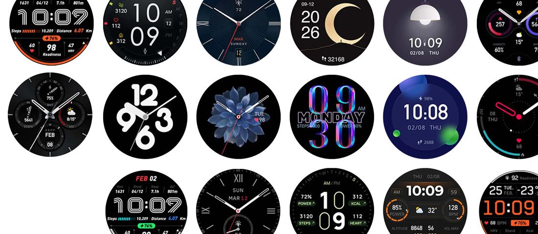 Hay más de 400 pantallas para personalizar tu Amazfit Active 2