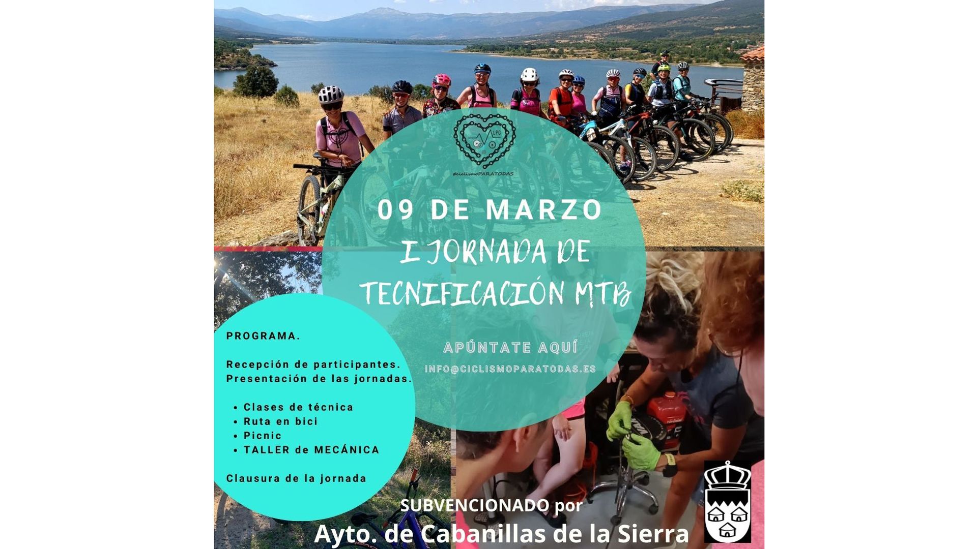 Jornadas de tecnificación para mujeres en MTB 2025