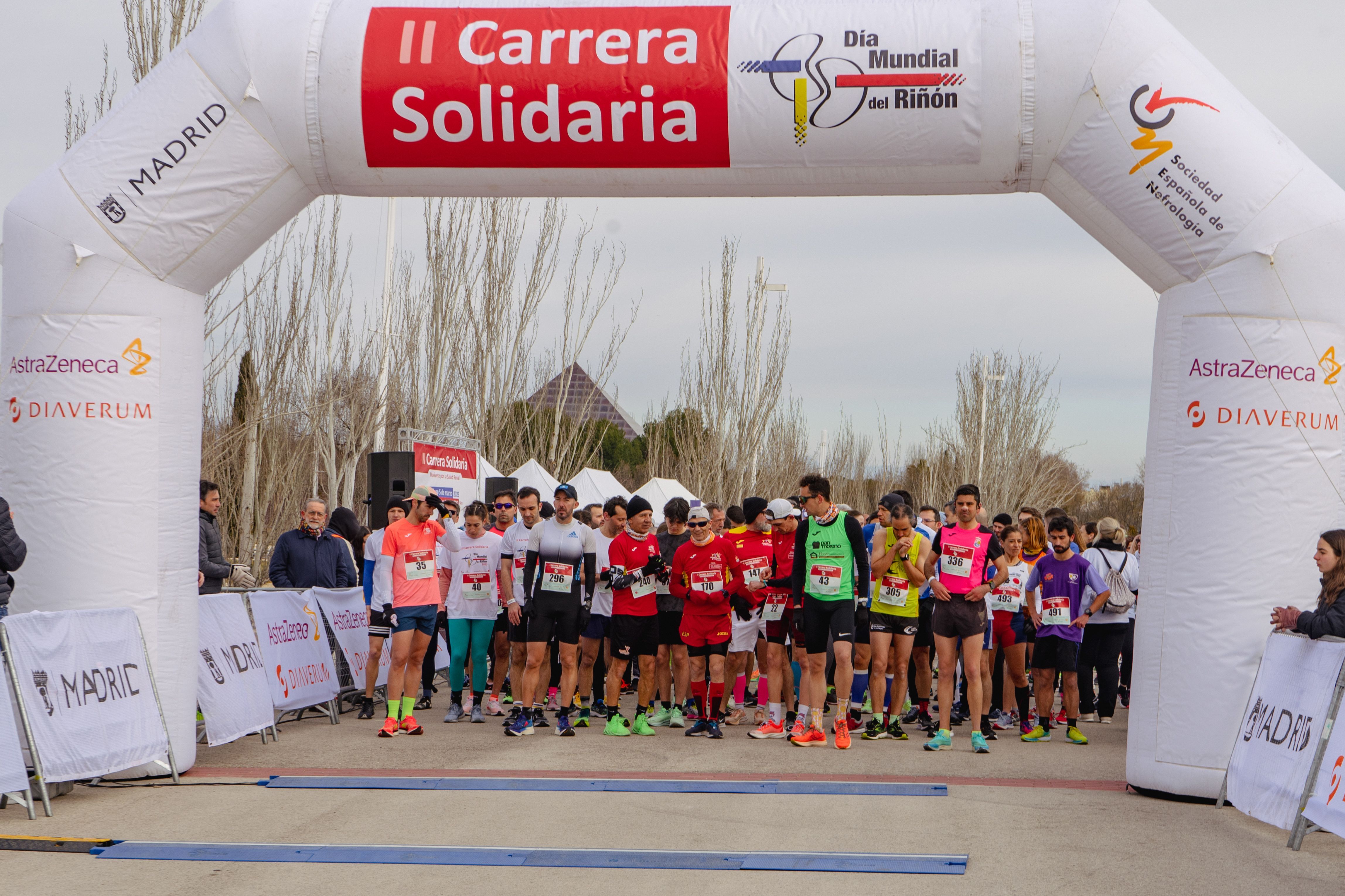 Salida de la última edición de la Carrera solidaria del riñón