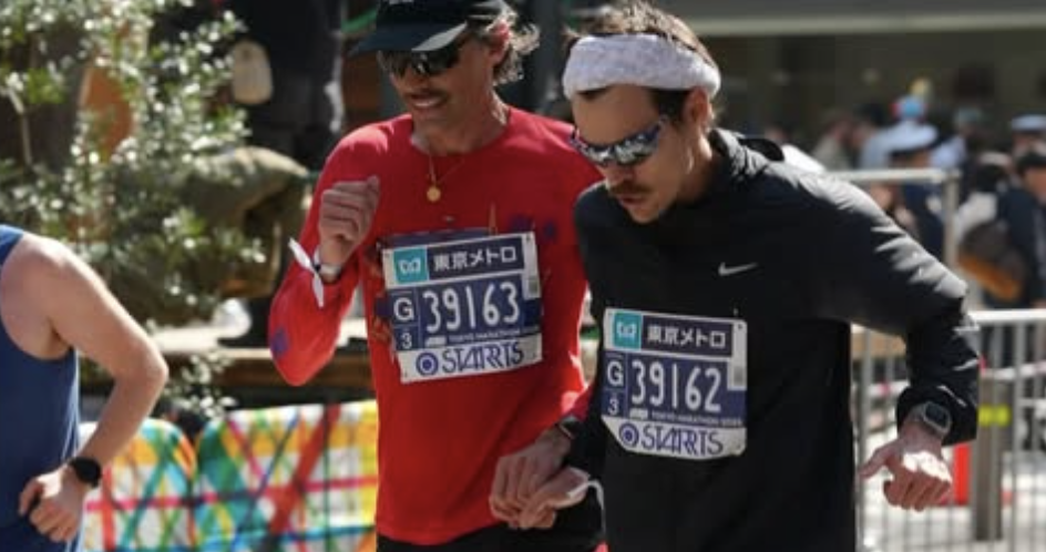 harry sHarry Styles durante el Maratón de Tokio