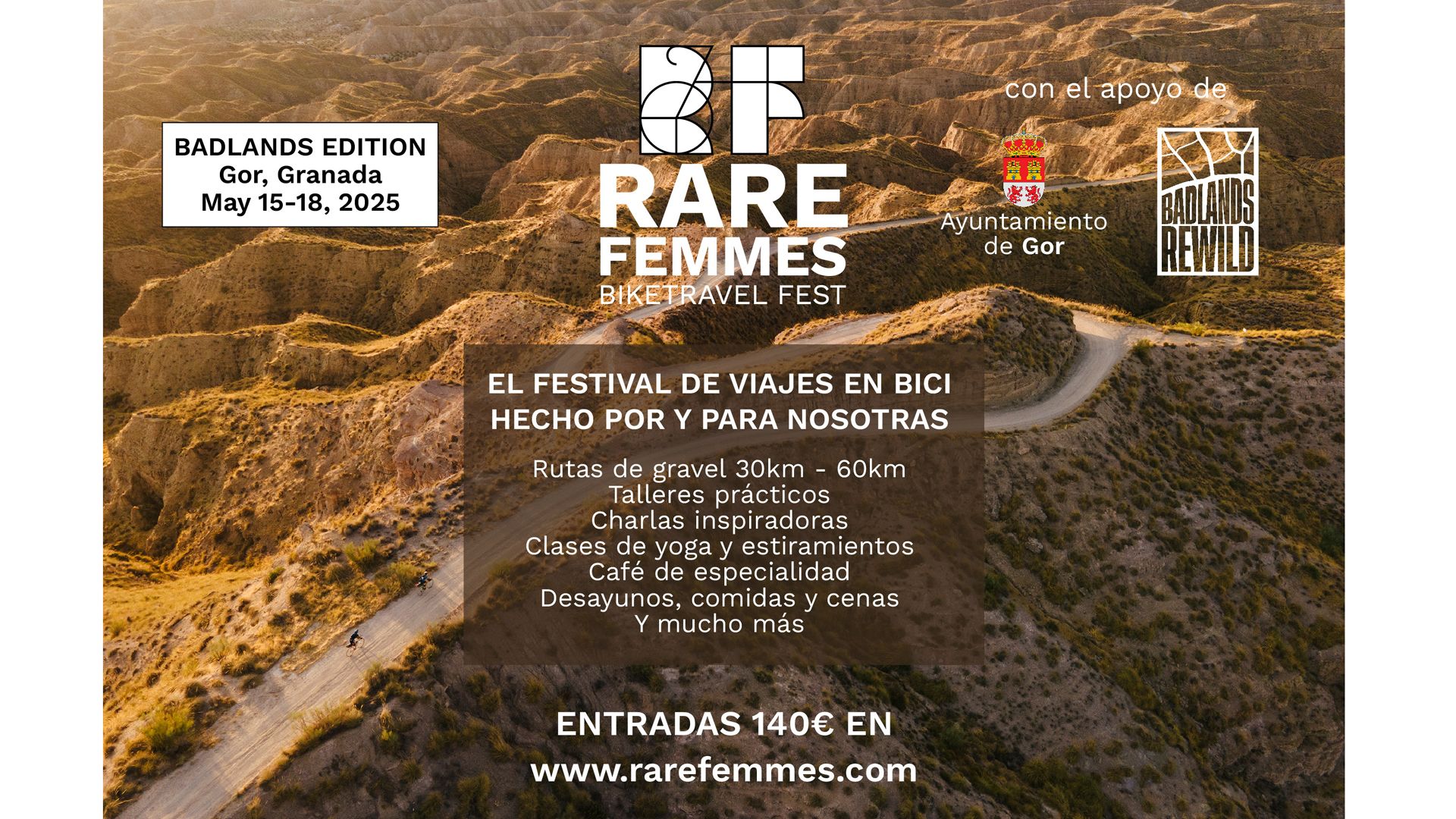 RARE FEMMES abre inscripciones para la segunda edición de su Biketravel Fest. Fotografía @juananb.m
