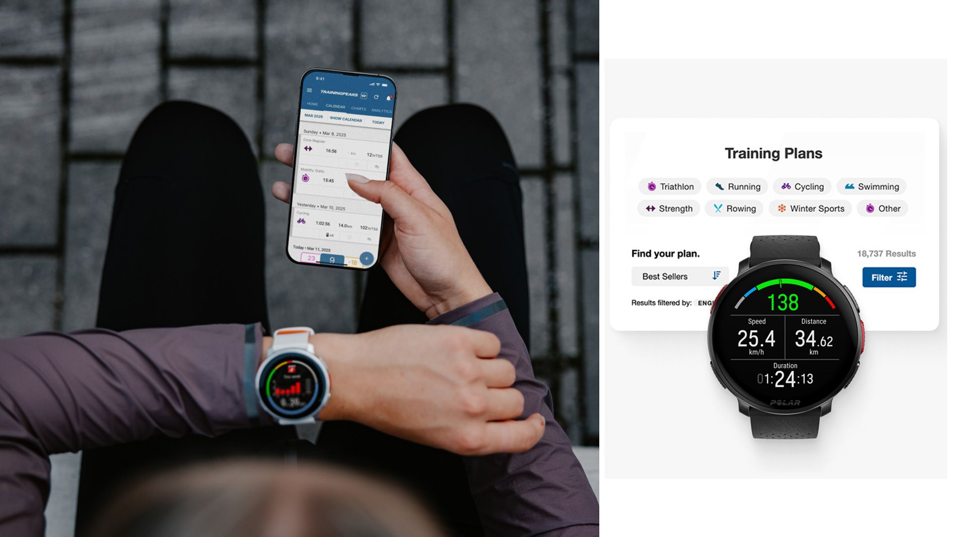 Polar se integra con TrainingPeaks