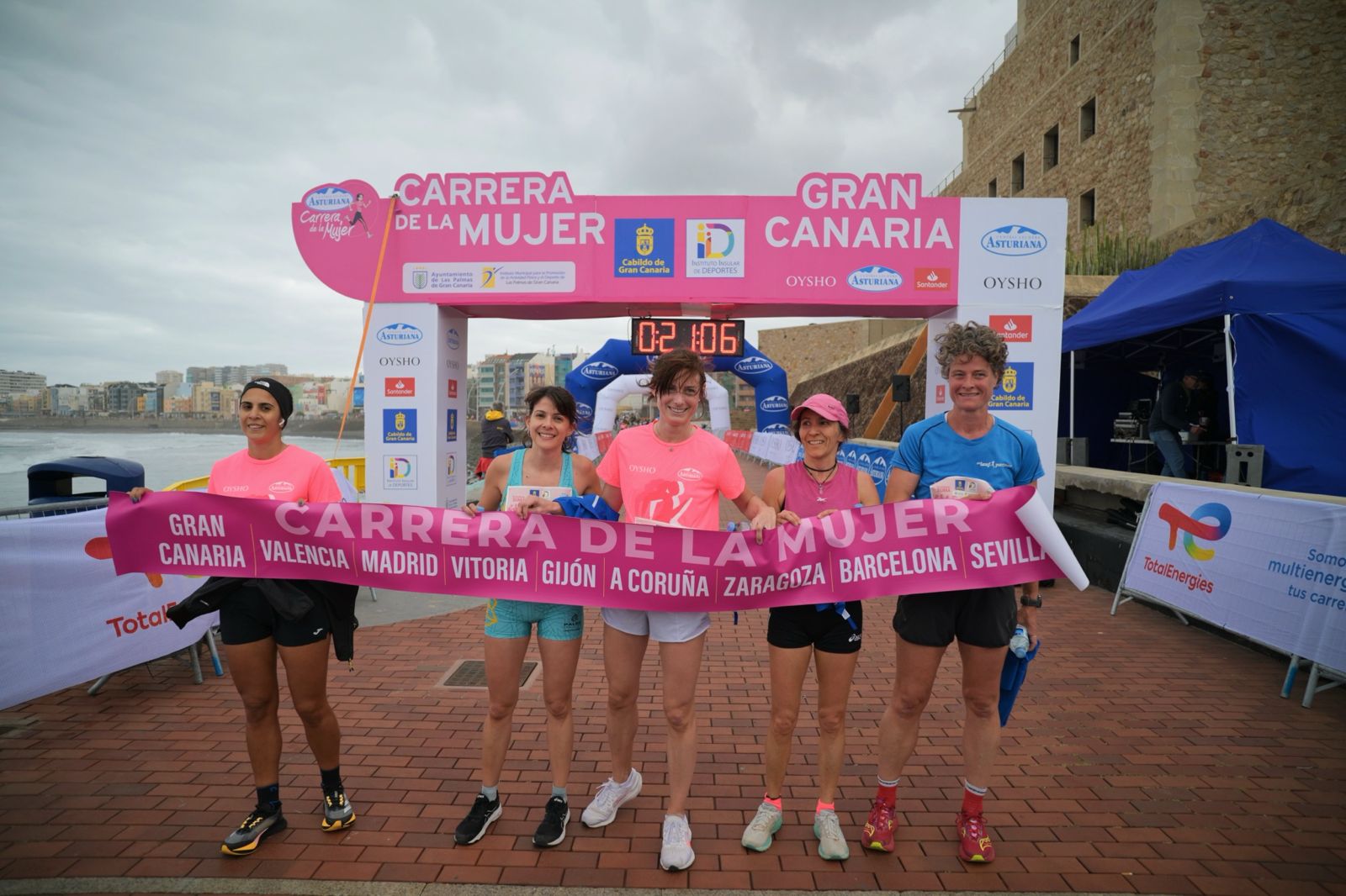 Top 5 de la Carrera de la Mujer Central Lechera Asturiana de Gran Canaria 2025