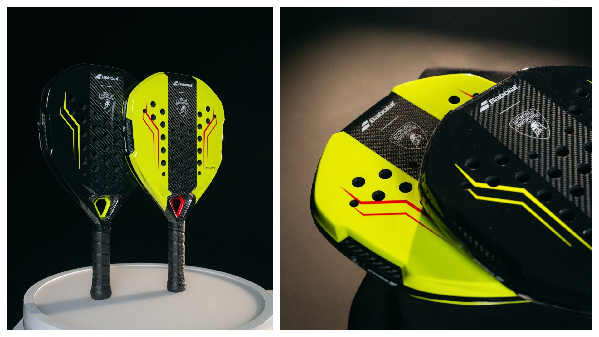 La pala de pádel de Babolat…¡y Lamborghini!