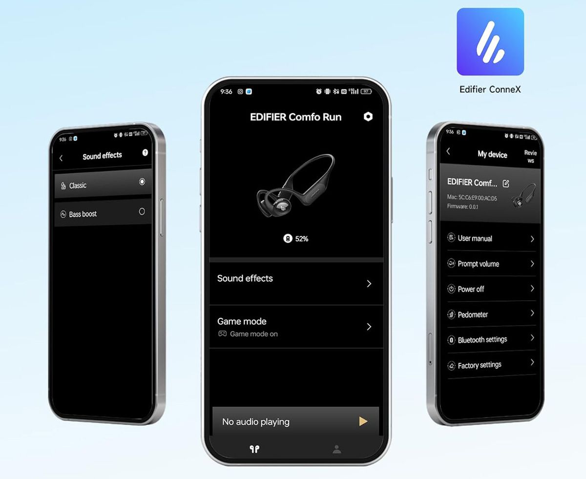 La app Edifier ConneX permite controlar su sonido