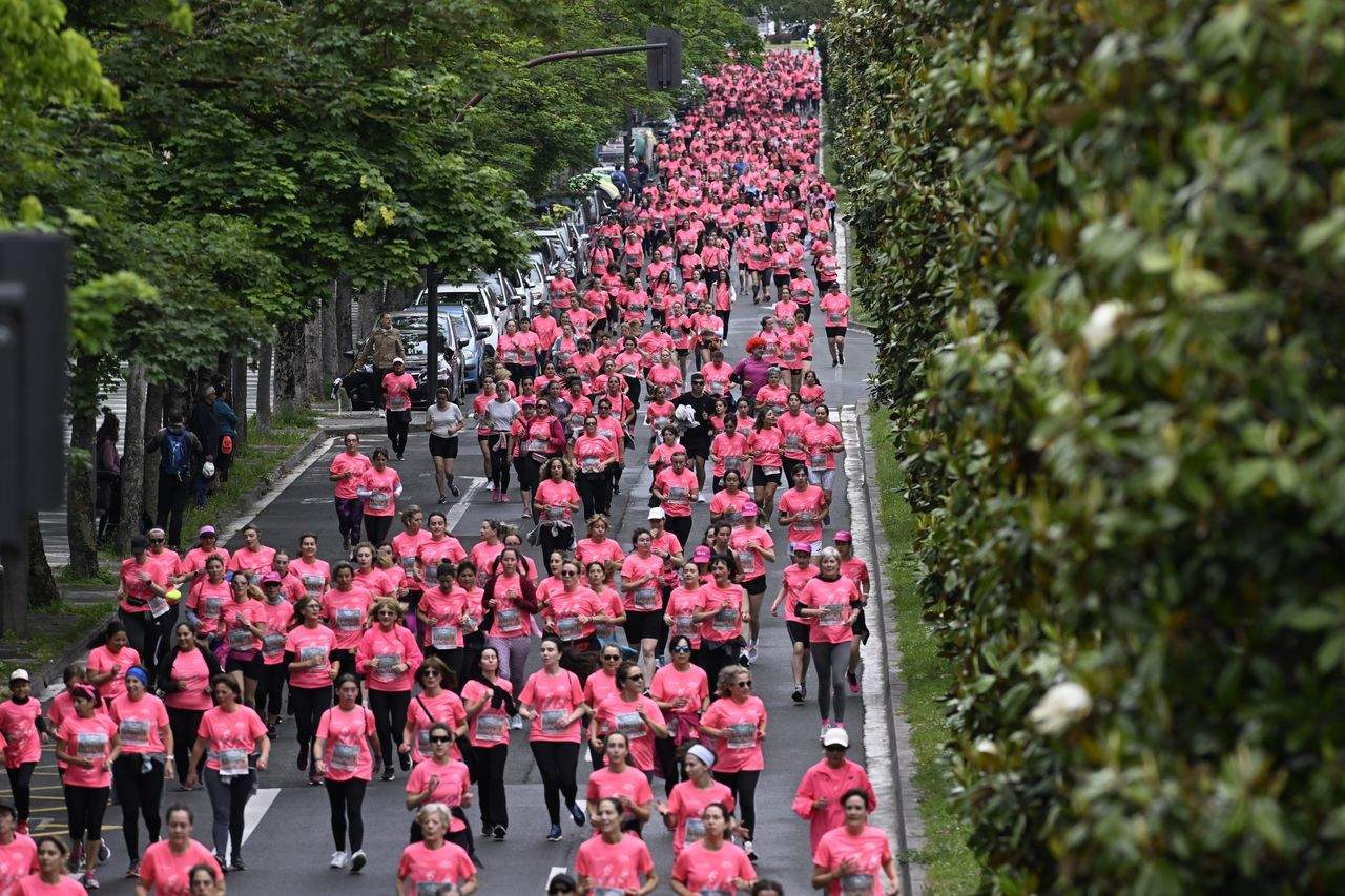 Espectacular imagen de la Carrera de la Mujer Central Lechera Asturiana