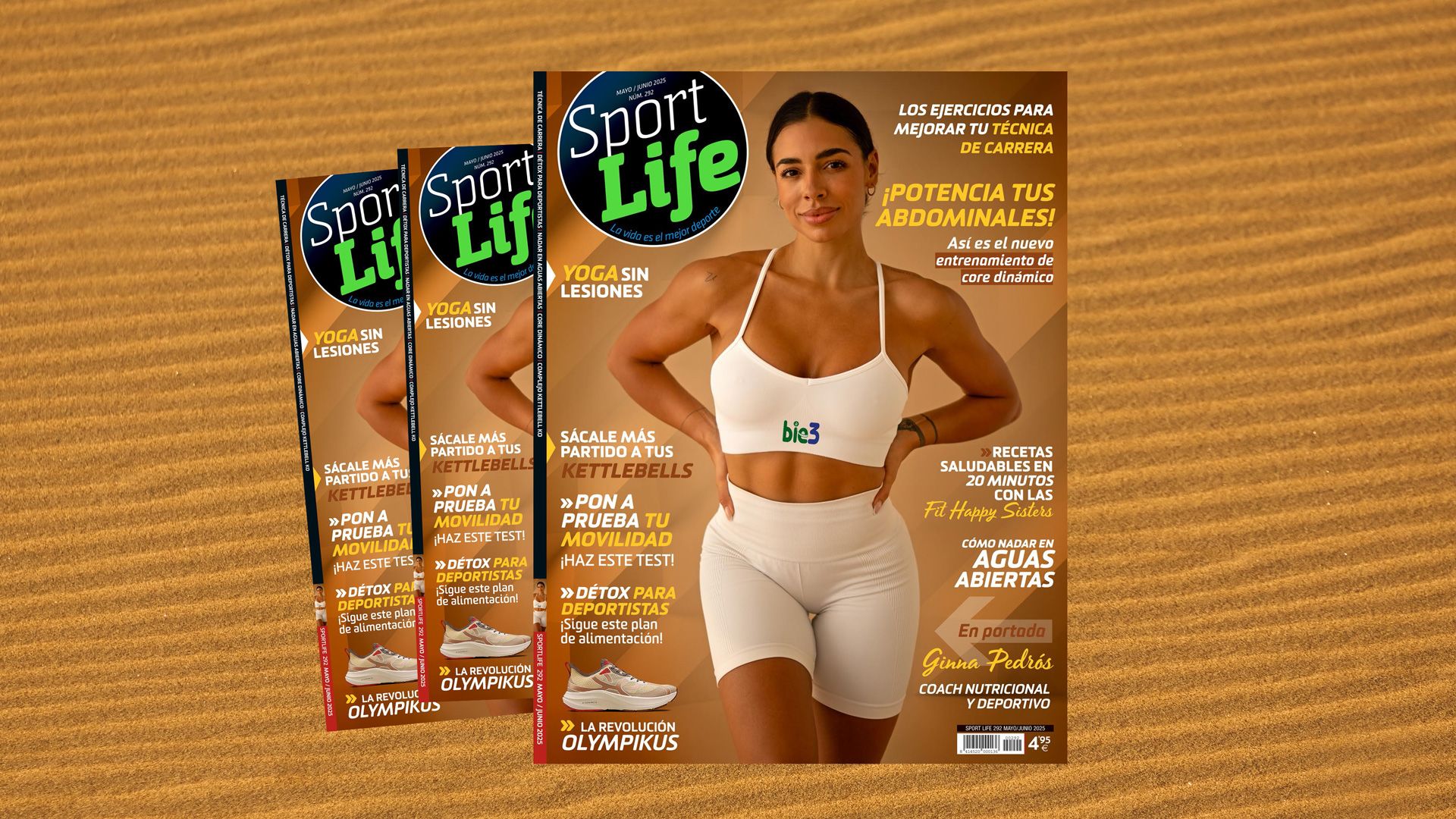 Ginna Pedrós, en portada de la edición de Sport Life nº 292