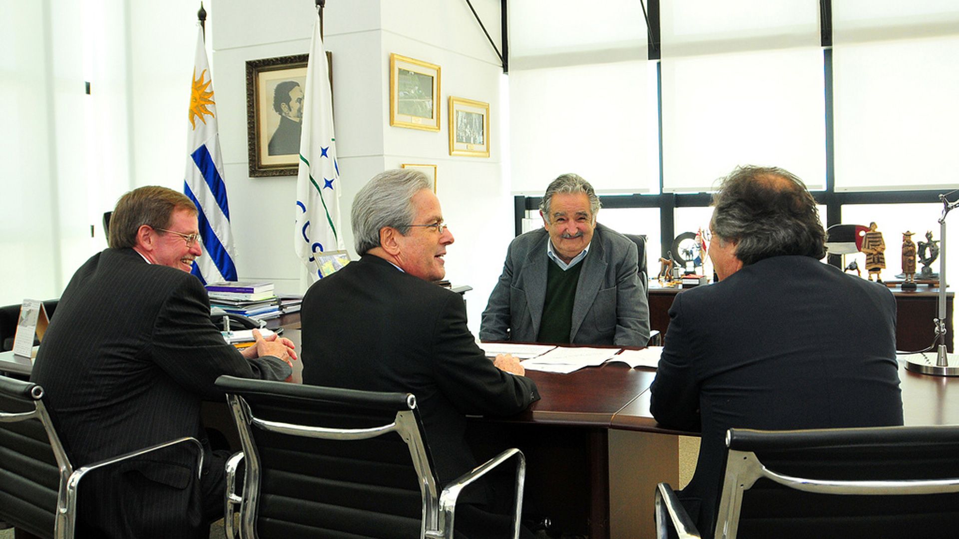 Pepe Mujica en la Embajada de EEUU en Uruguay (Foto: Commons Wikimedia.org)