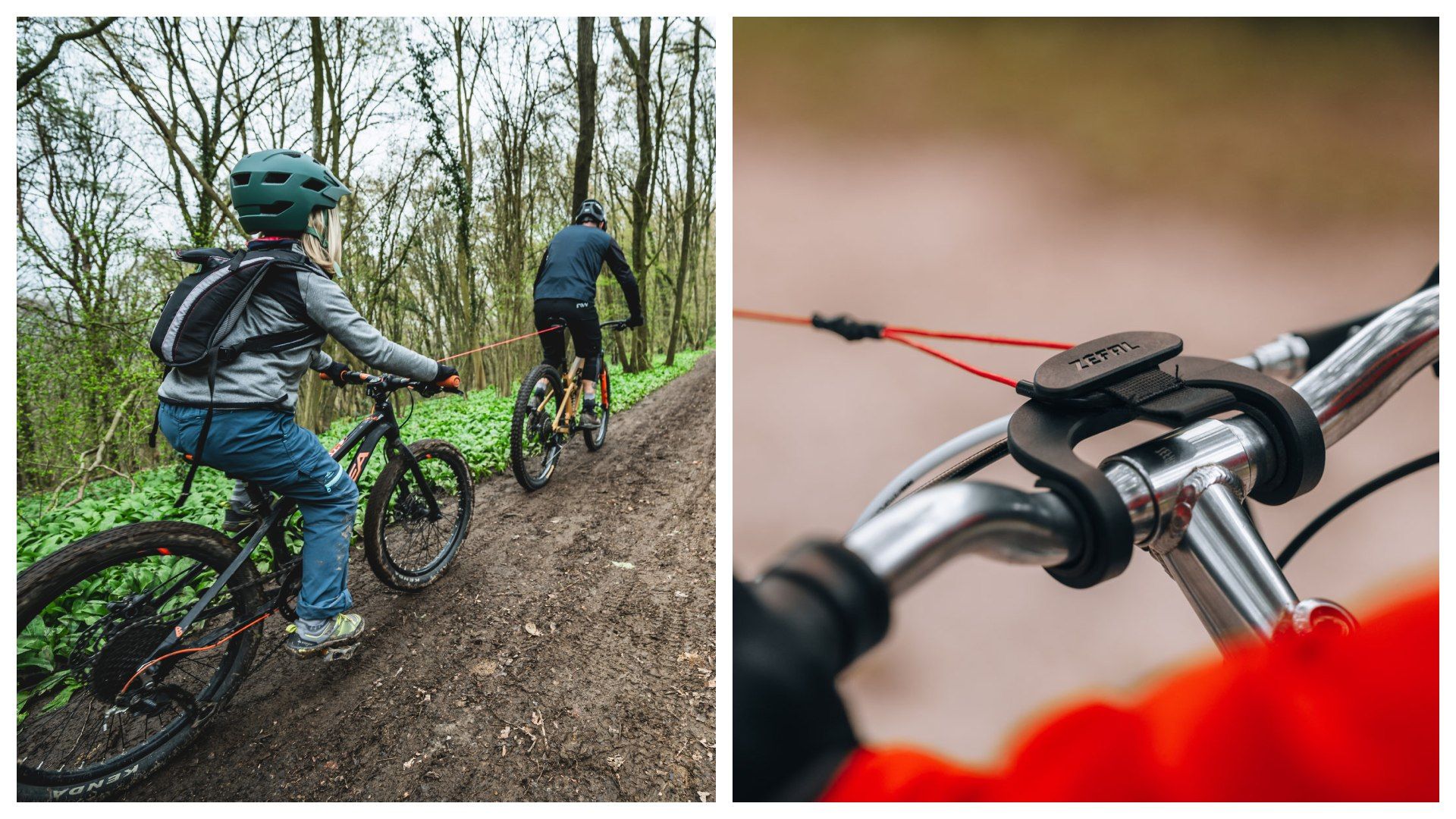 Así es 'Bike Taxi'  el sistema de remolque para el ciclismo familiar