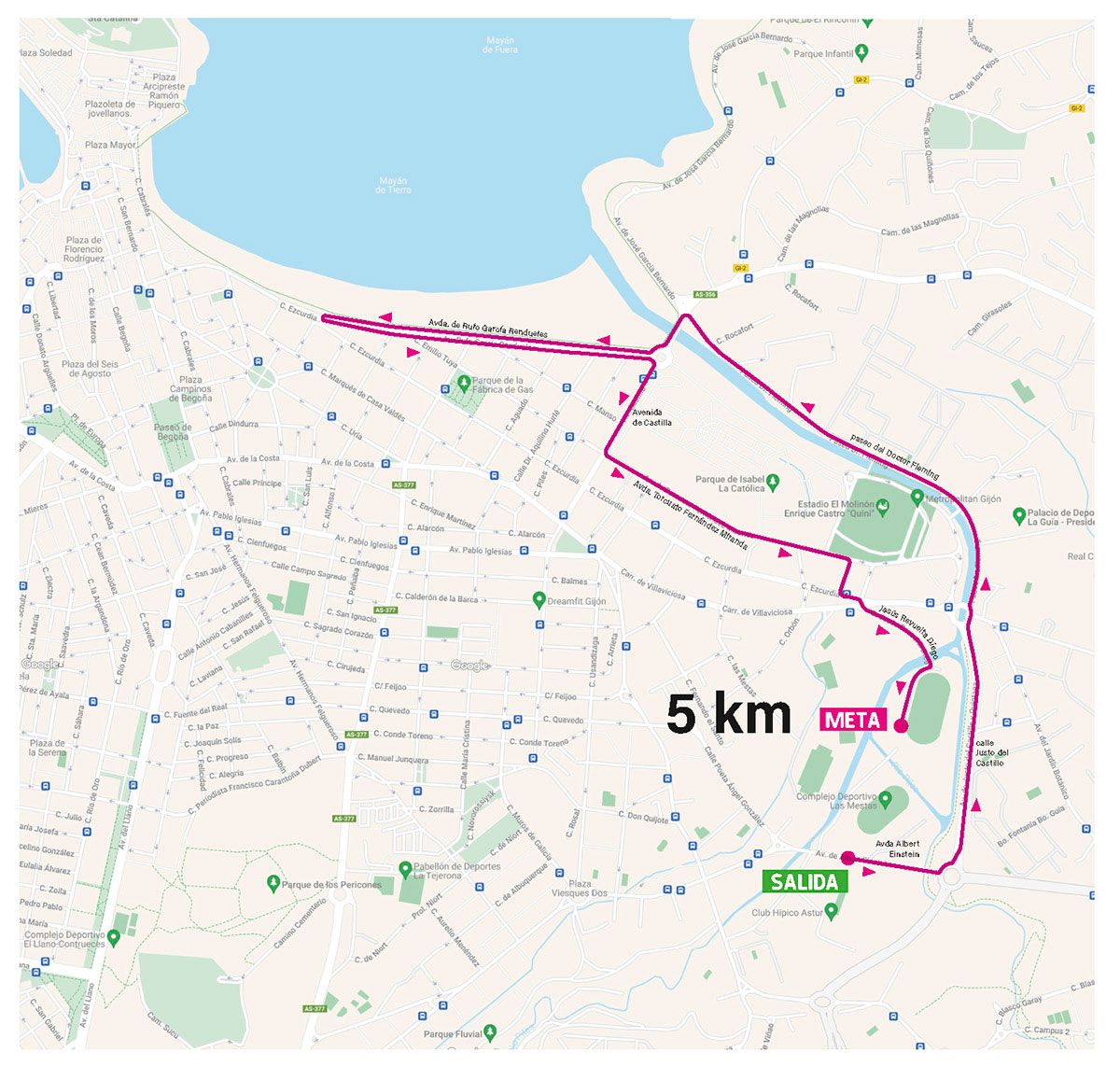 recorrido gijon 2023