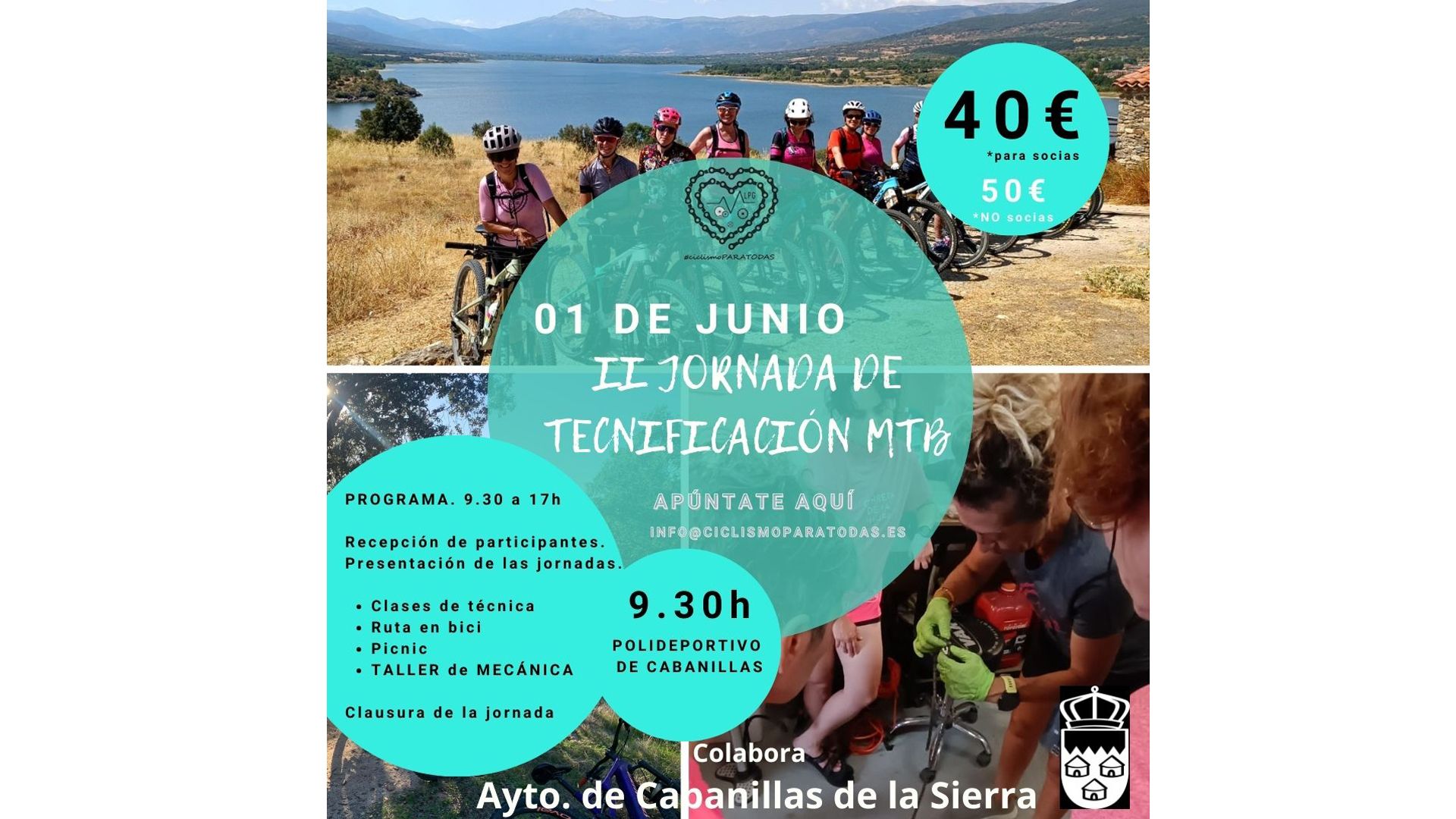 II jornadas de tecnificacion ciclista Cabanillas de la Sierra 2025