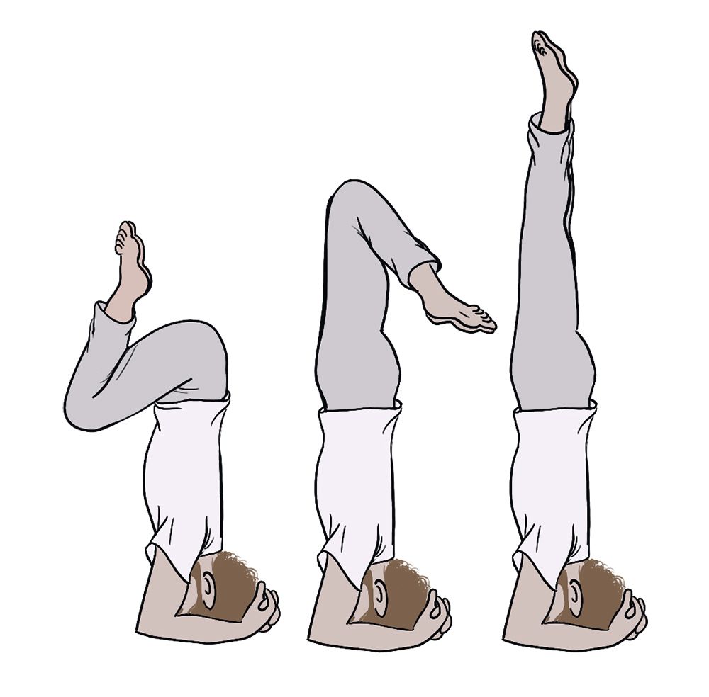 Sirsasana de B. K. S. Iyengar, Srivatsa Ramaswami y los autores de Sivananda Sirsasana de B. K. S. Iyengar, Srivatsa Ramaswami y los autores de Sivananda