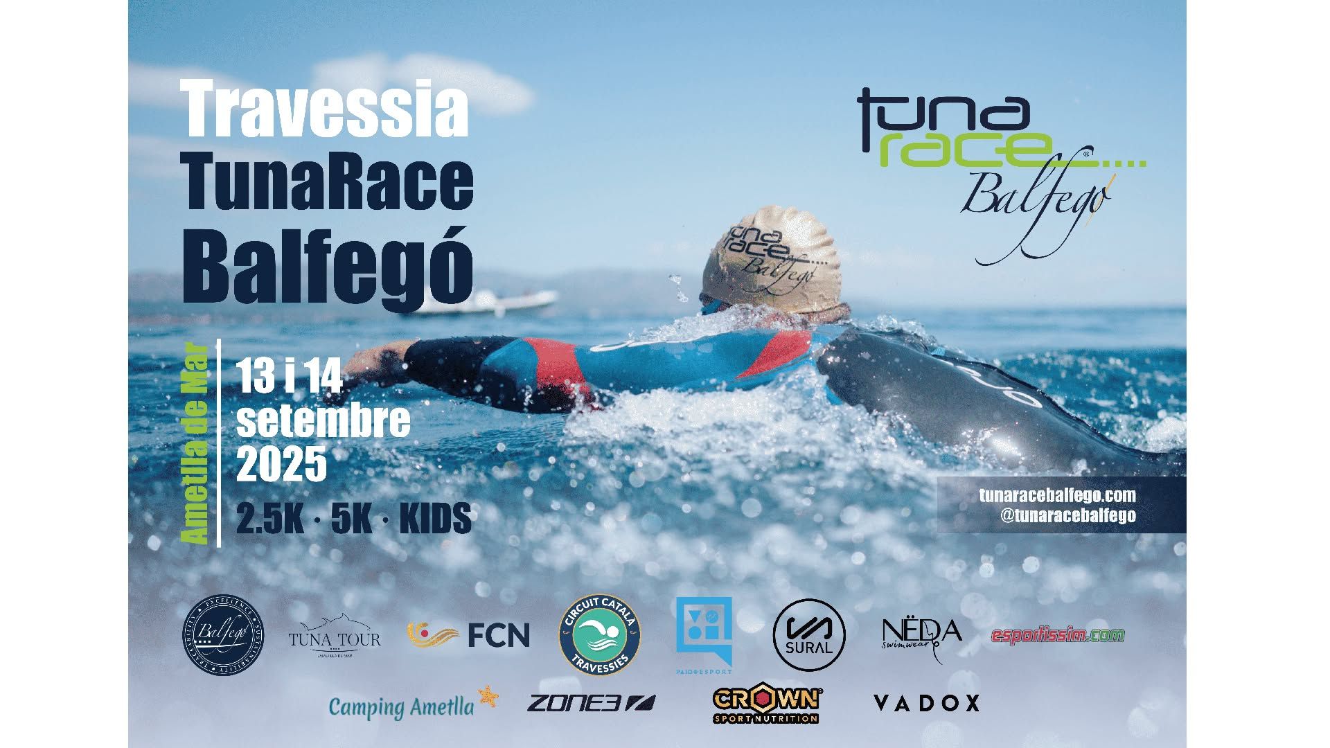 La travesía de aguas abiertas TunaRaceBalfegó vuelve en septiembre a l’Ametlla de Mar