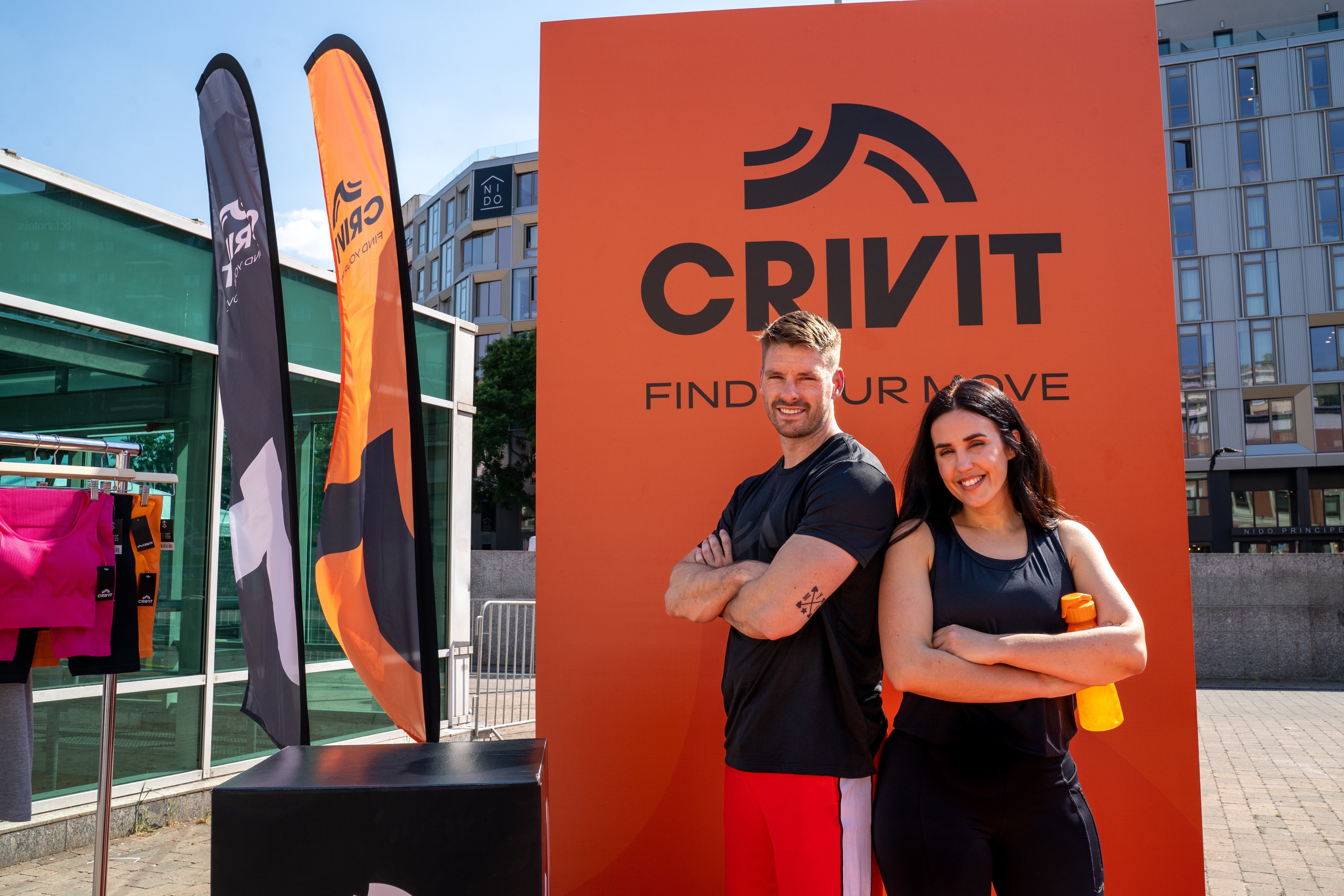 Patry Jordán y Paúl Sandúa presentaron en Madrid la nueva colección de Crivit