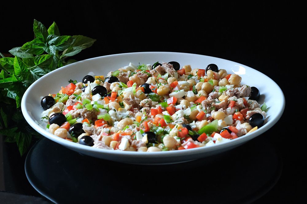 Ensalada de garbanzos