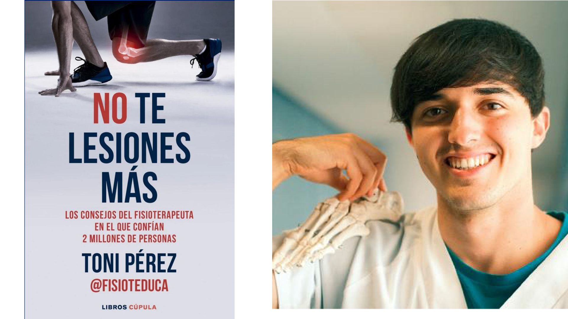 No te lesiones más con el libro del fisioterapeuta Toni Pérez