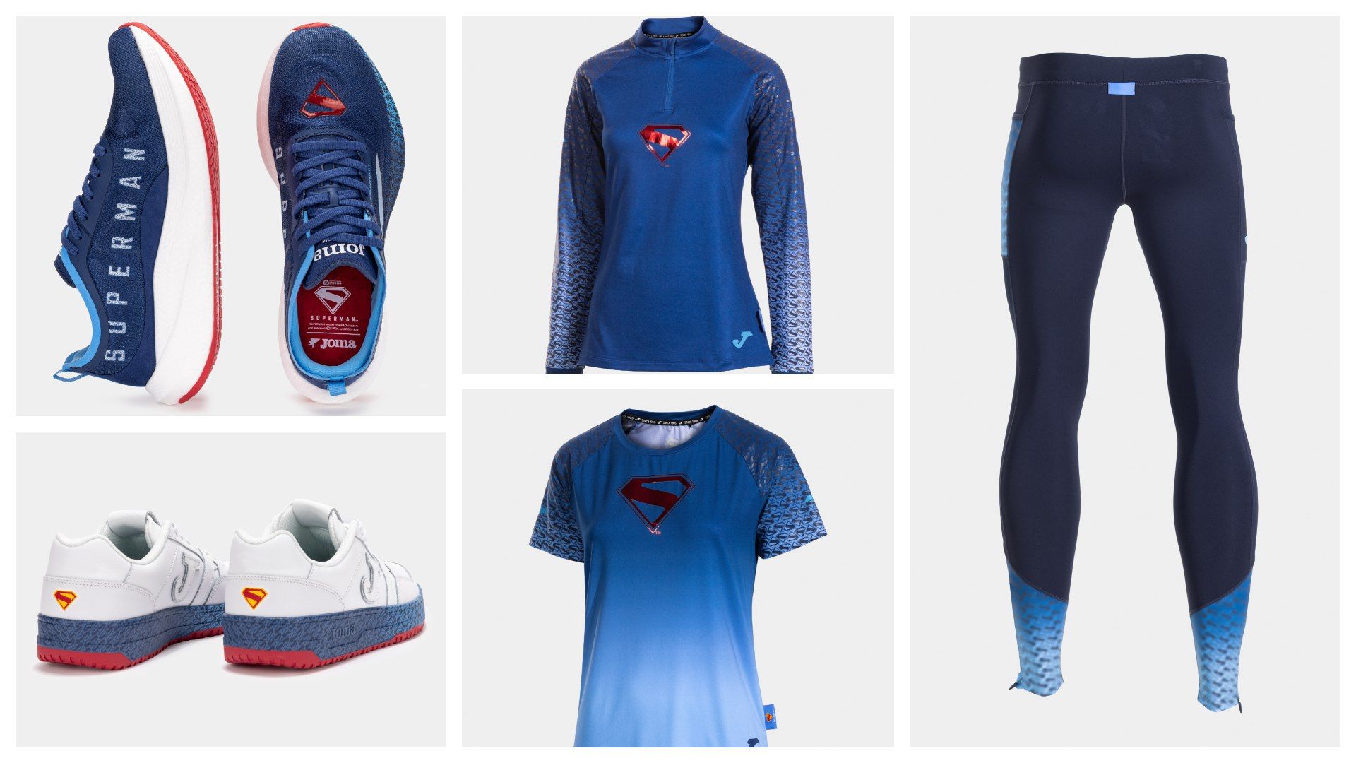 Superman inspira la nueva línea deportiva de Joma