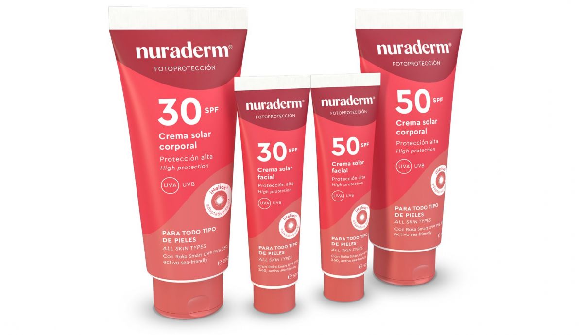 Cremas Nuraderm con protección solar adaptativa
