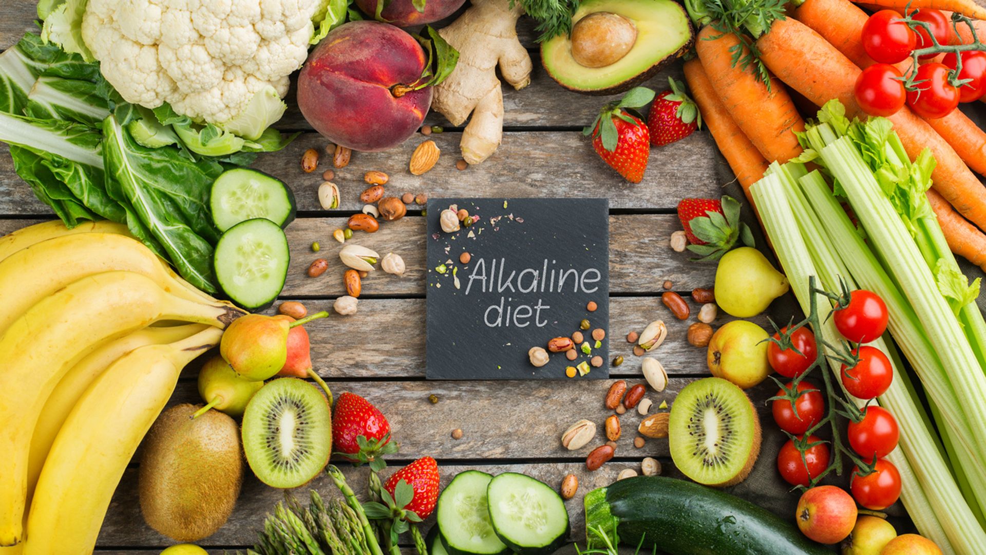 Dieta vegana con baja carga ácida o alcalina para adelgazar