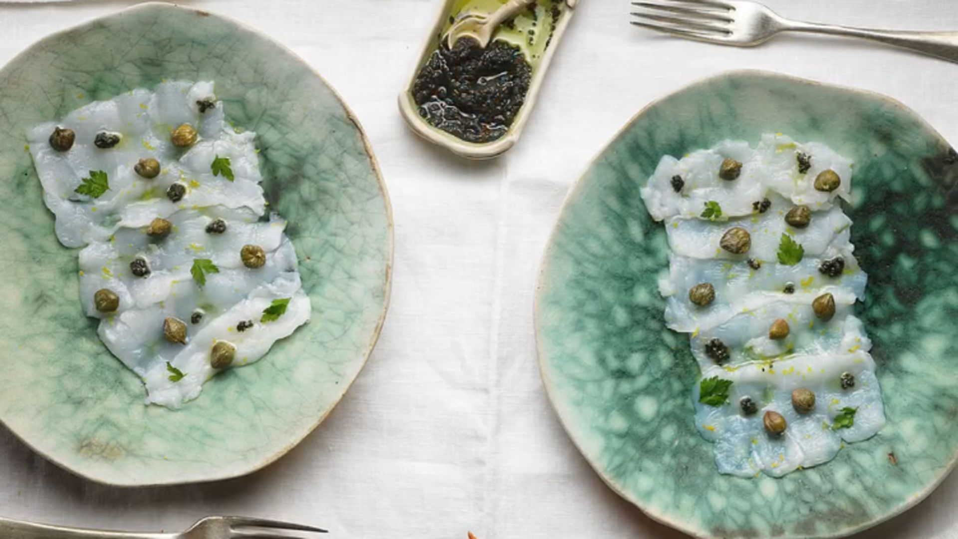 Receta de carpaccio de bacalao