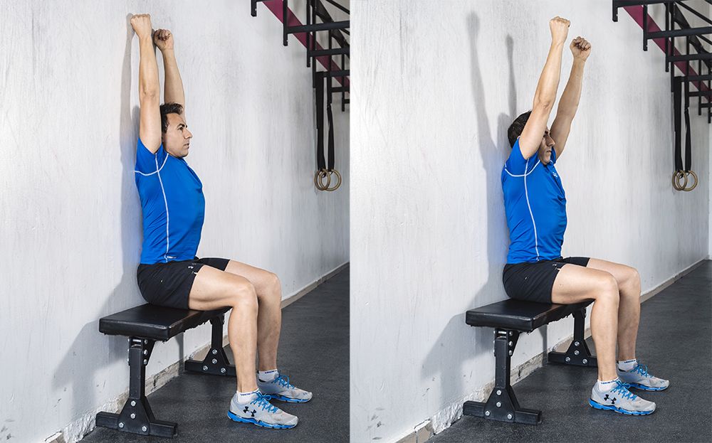 Test del hombro en flexion
