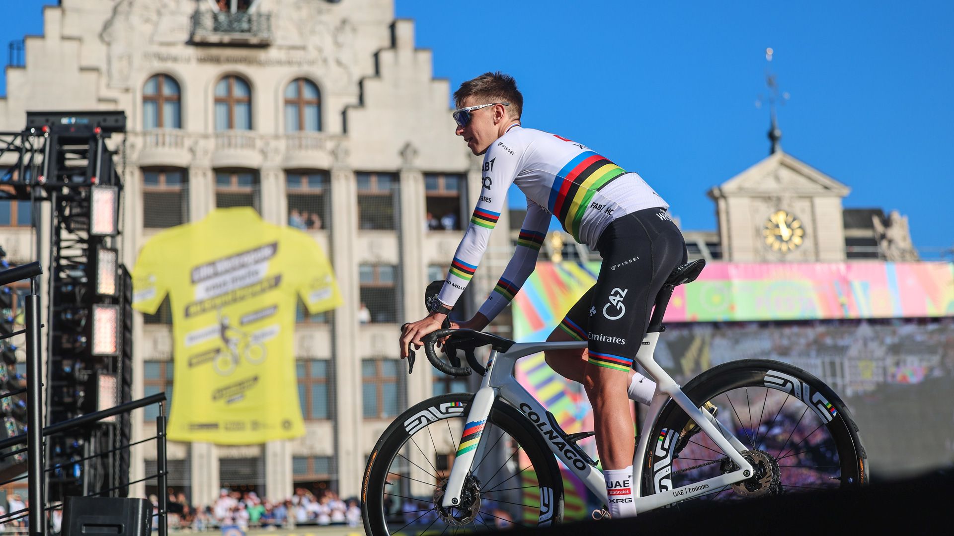La Colnago Y1Rs de Pogacar es la bici más cara del pelotón del Tour 2025 (Foto: A.S.O./Aurélien Vialatte)