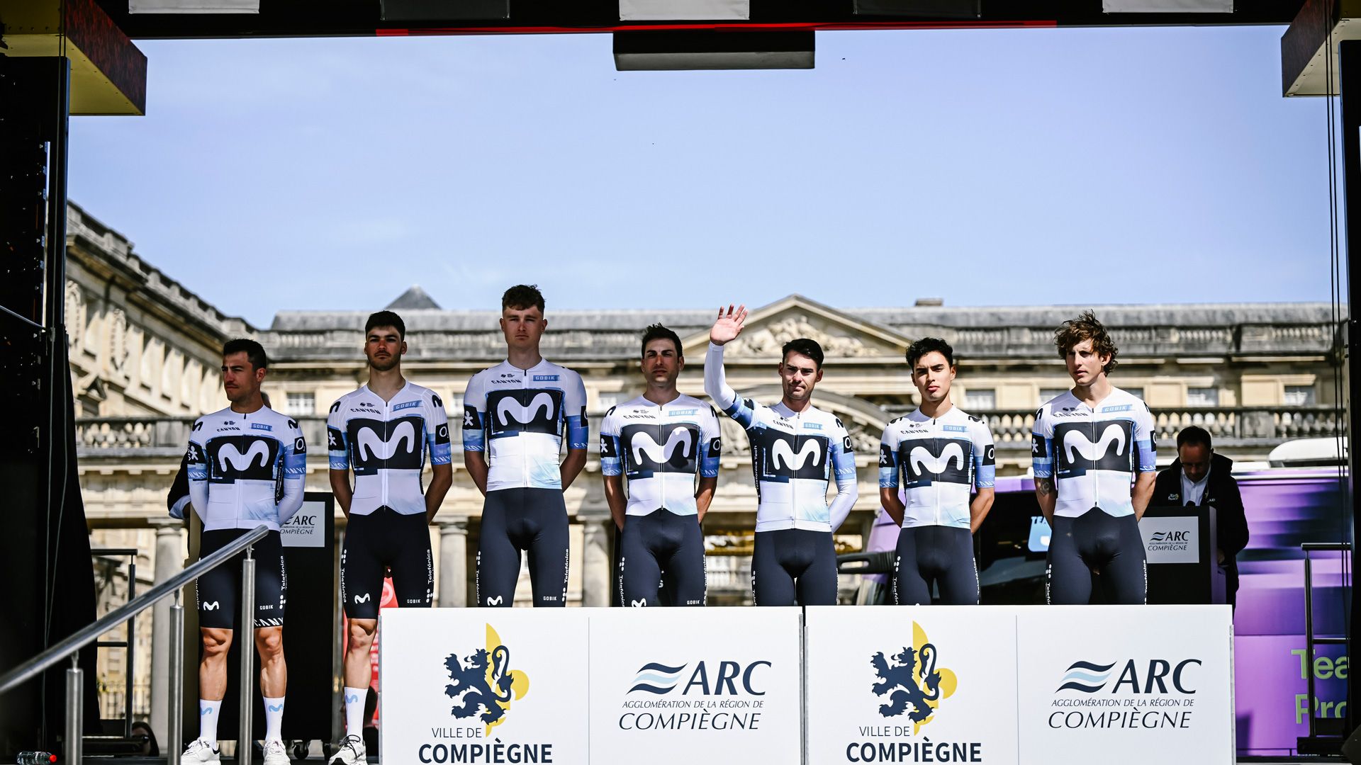 Presentación de los equipos en la Paris-Roubaix (Foto: ASO/Pauline Ballet)