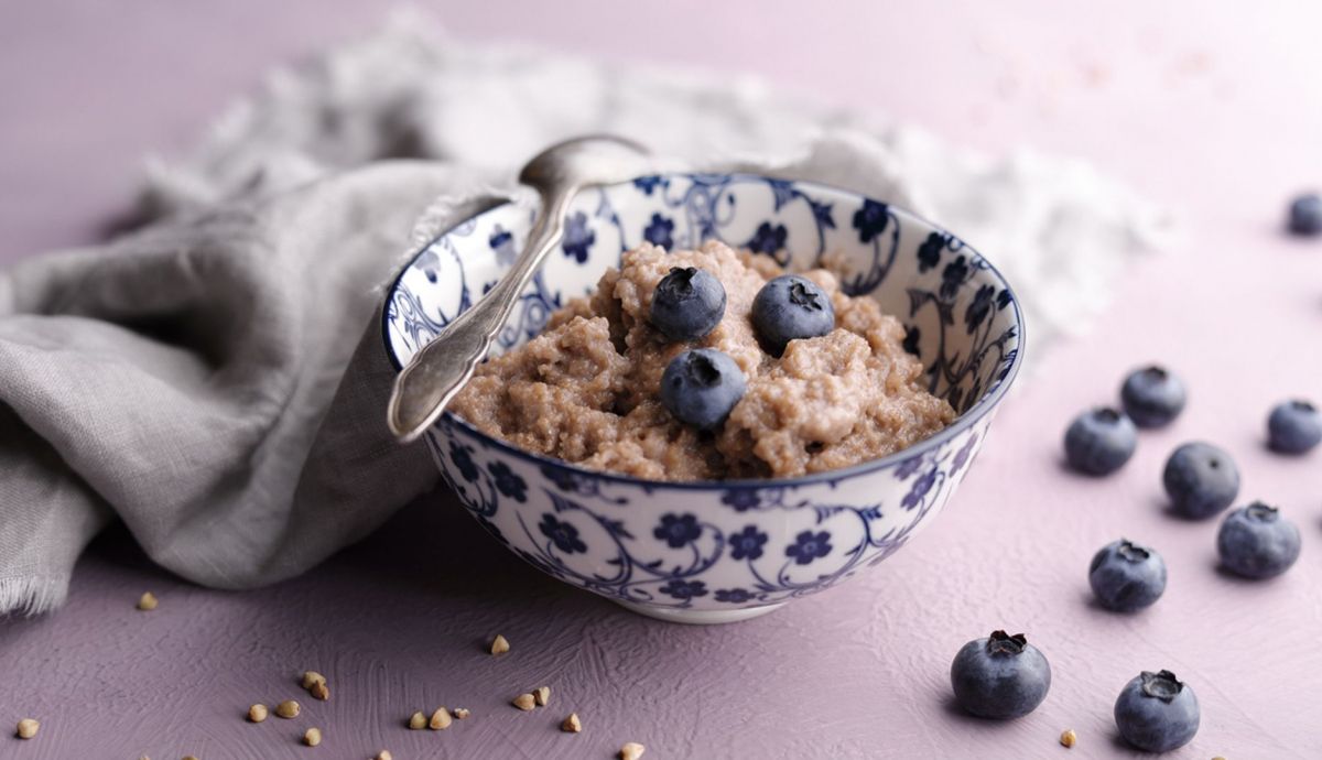 Receta de porridge energético y saciante de avena y yacon Receta de porridge energético y saciante de avena y yacon