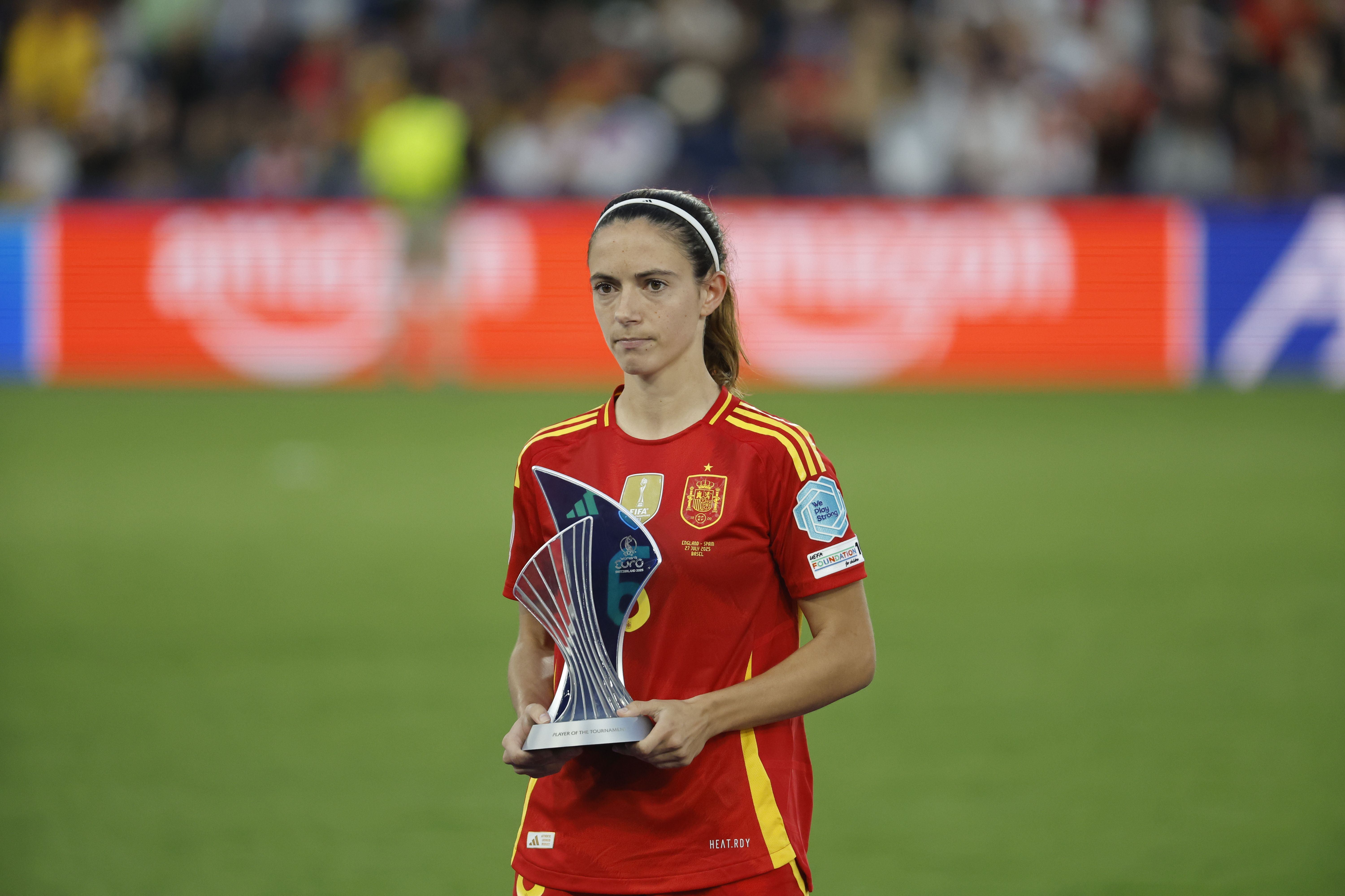 Aitana ha sido elegida mejor jugadora de la Eurocopa