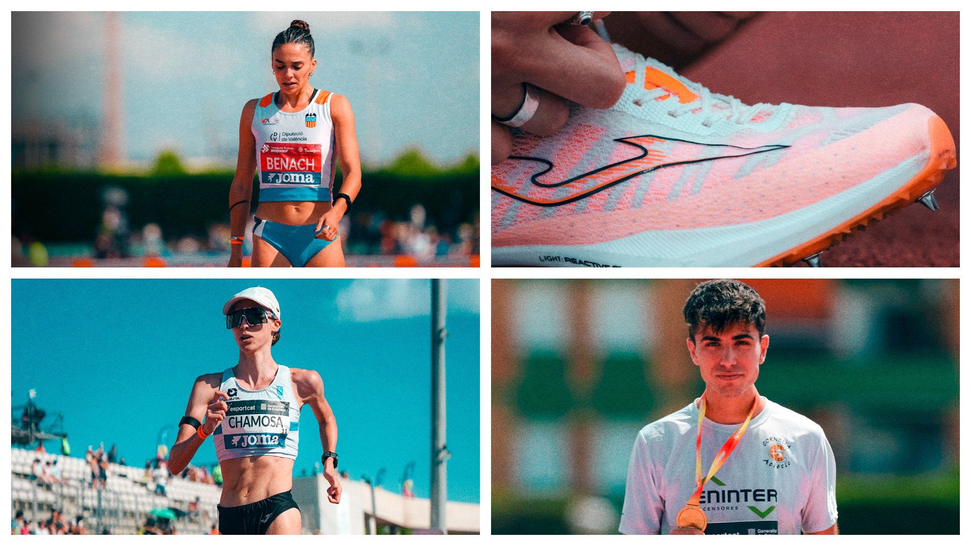 Los atletas de Joma se suben al podio en un Campeonato de España Absoluto de récord