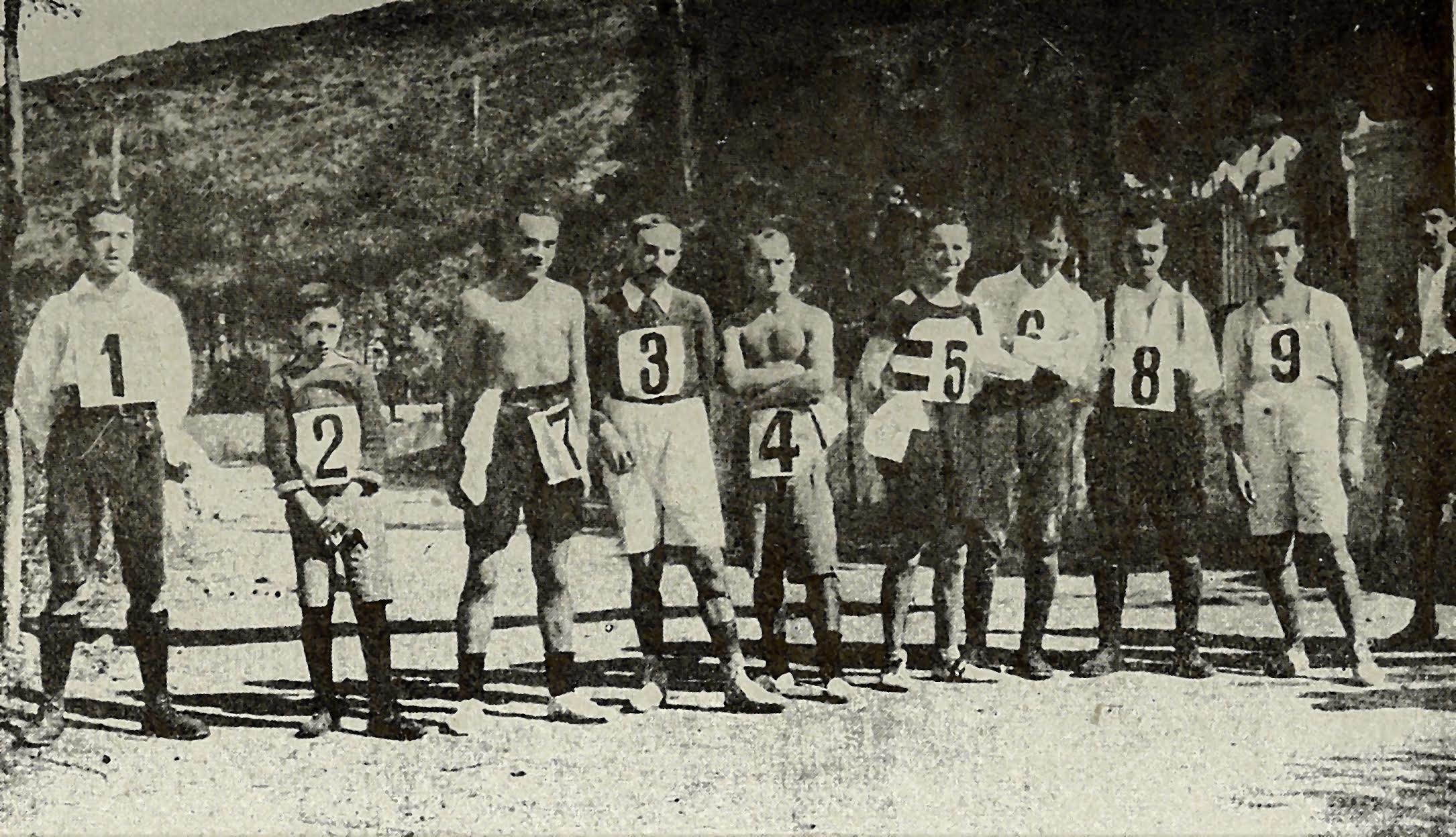 La foto-documento de la histórica carrera en Siete Picos en 1916