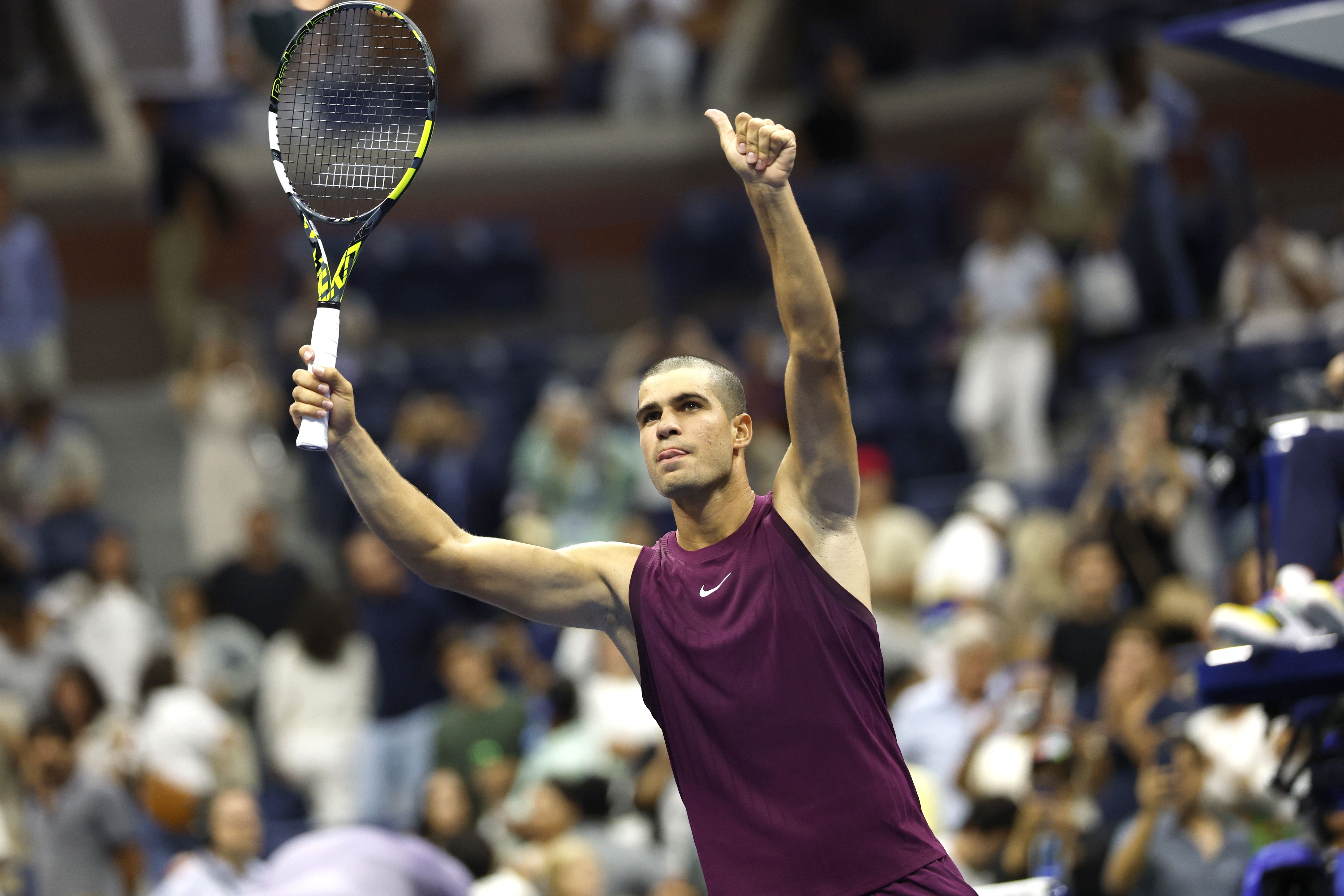 El nuevo look de Carlos Alcaraz para el Open USA