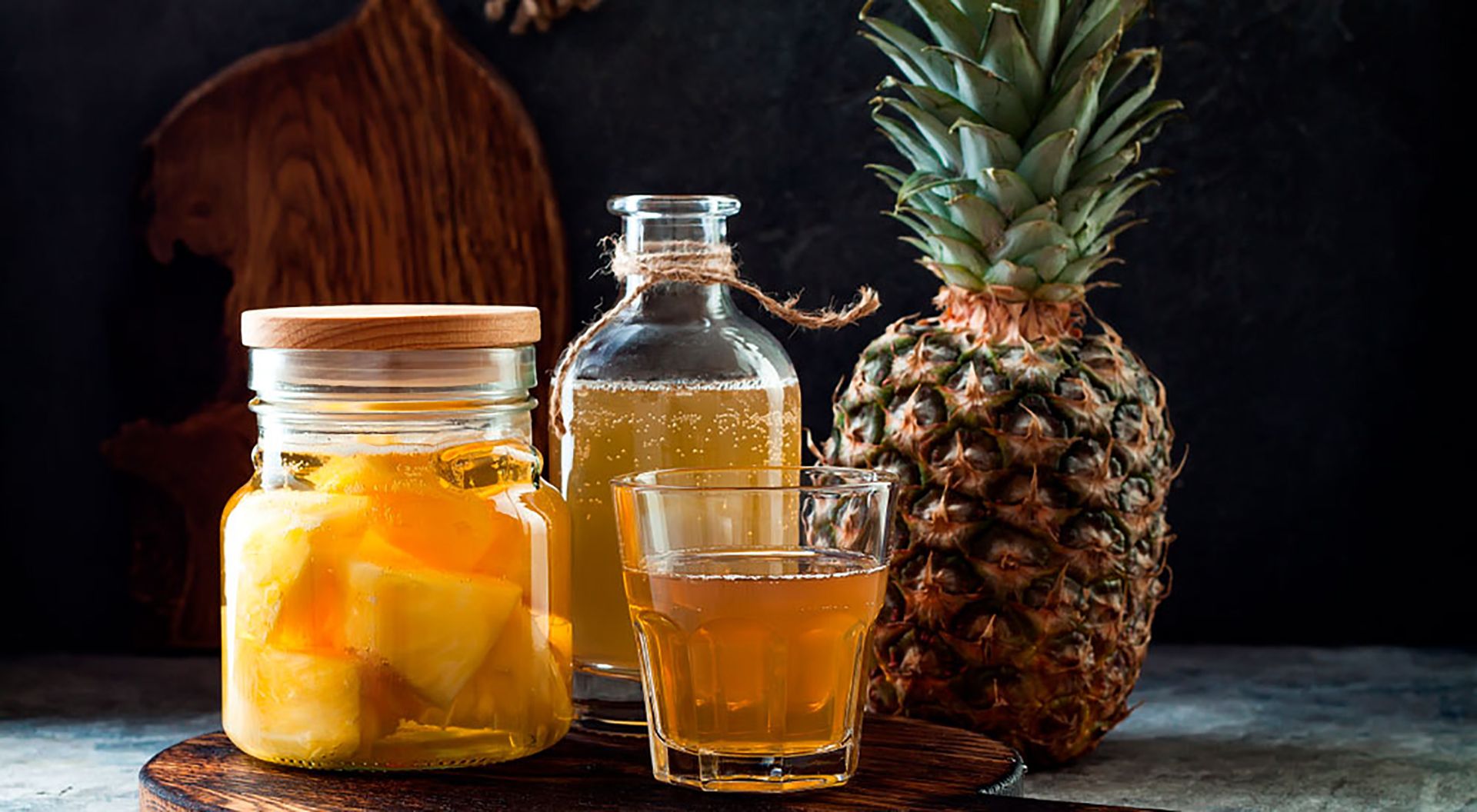 Cáscara de piña