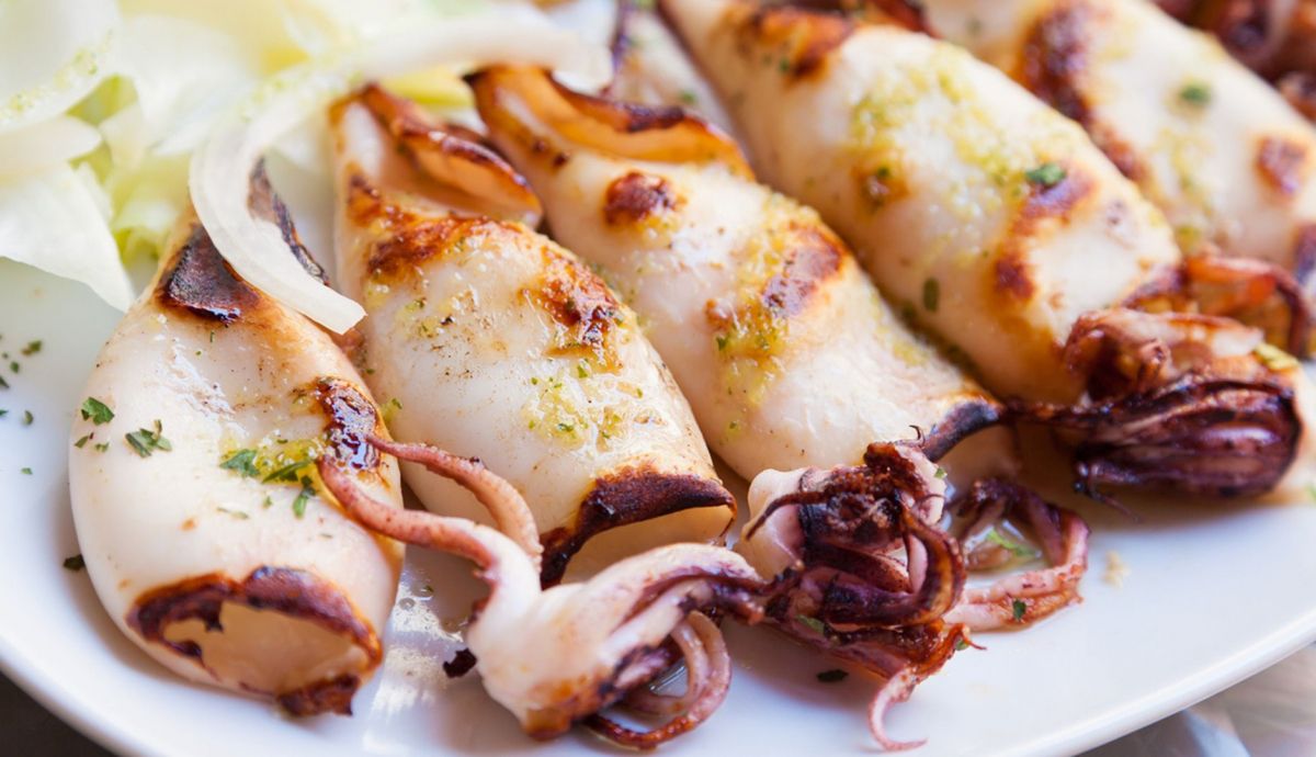 Chipirones a la plancha Chipirones a la plancha