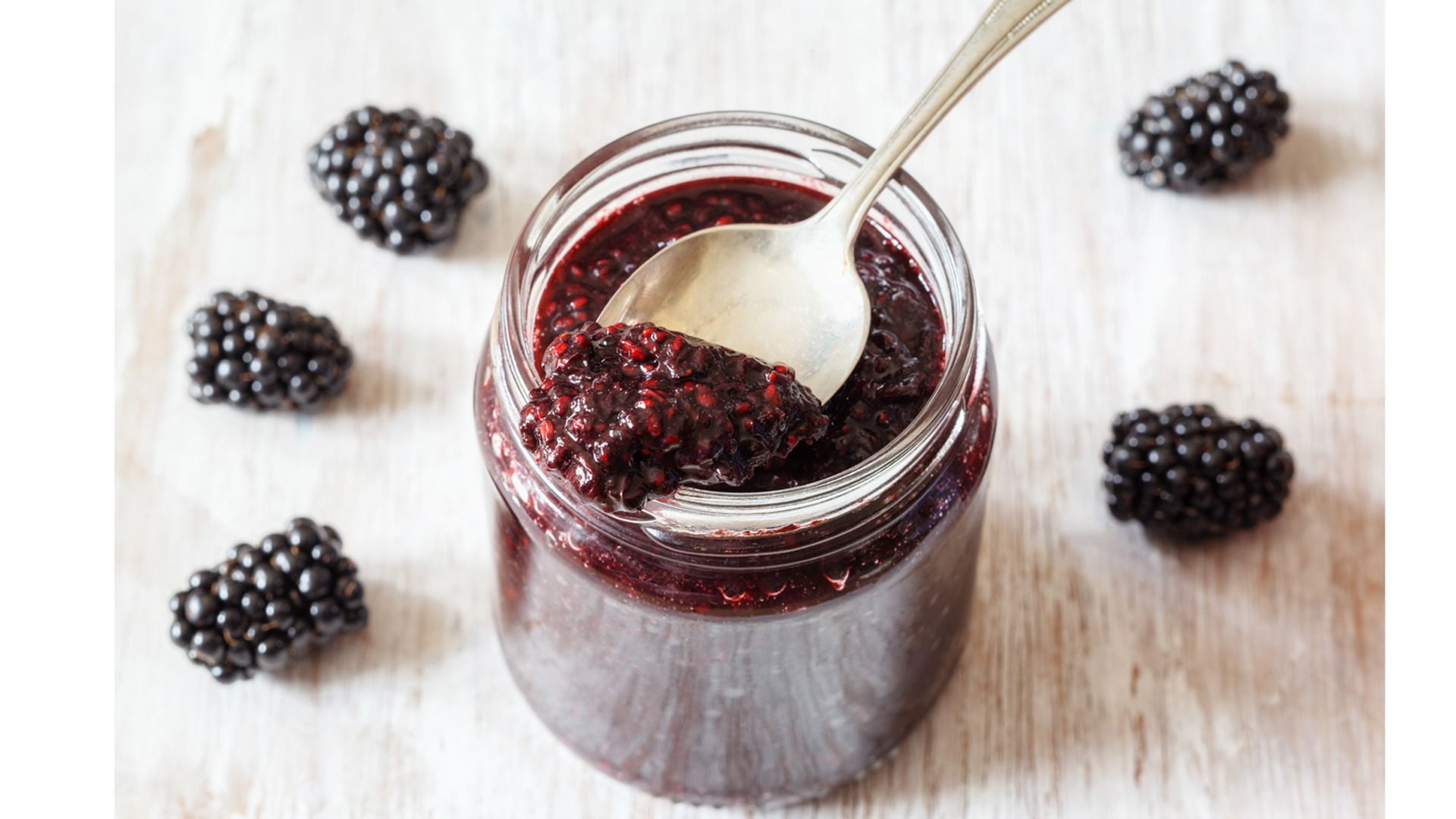 Receta de mermelada de moras y chía
