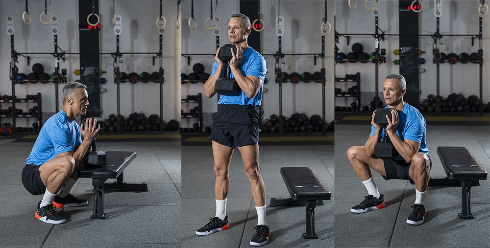 Squat Goblet Pesado Squat Goblet Pesado