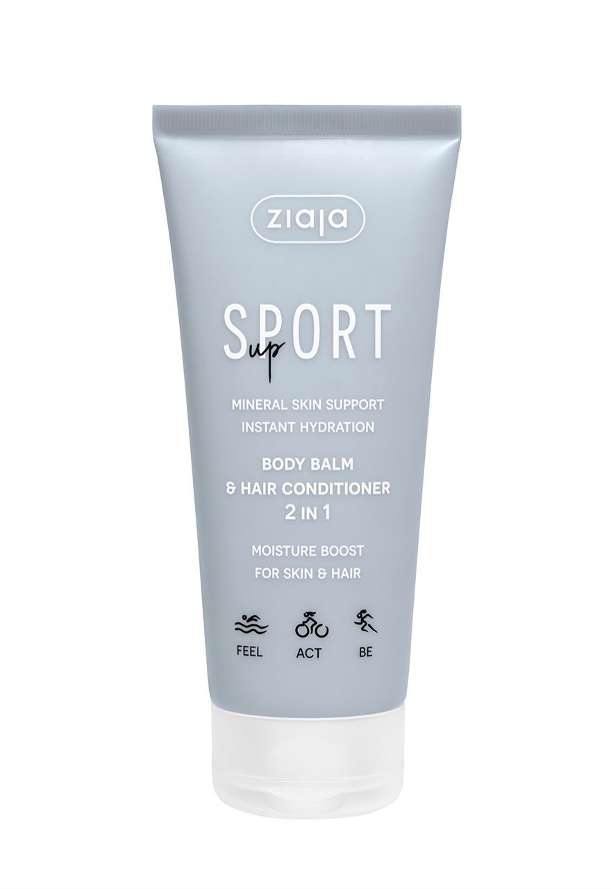 Ziaja SPORT Bálsamo corporal y acondicionador capilar 2en1