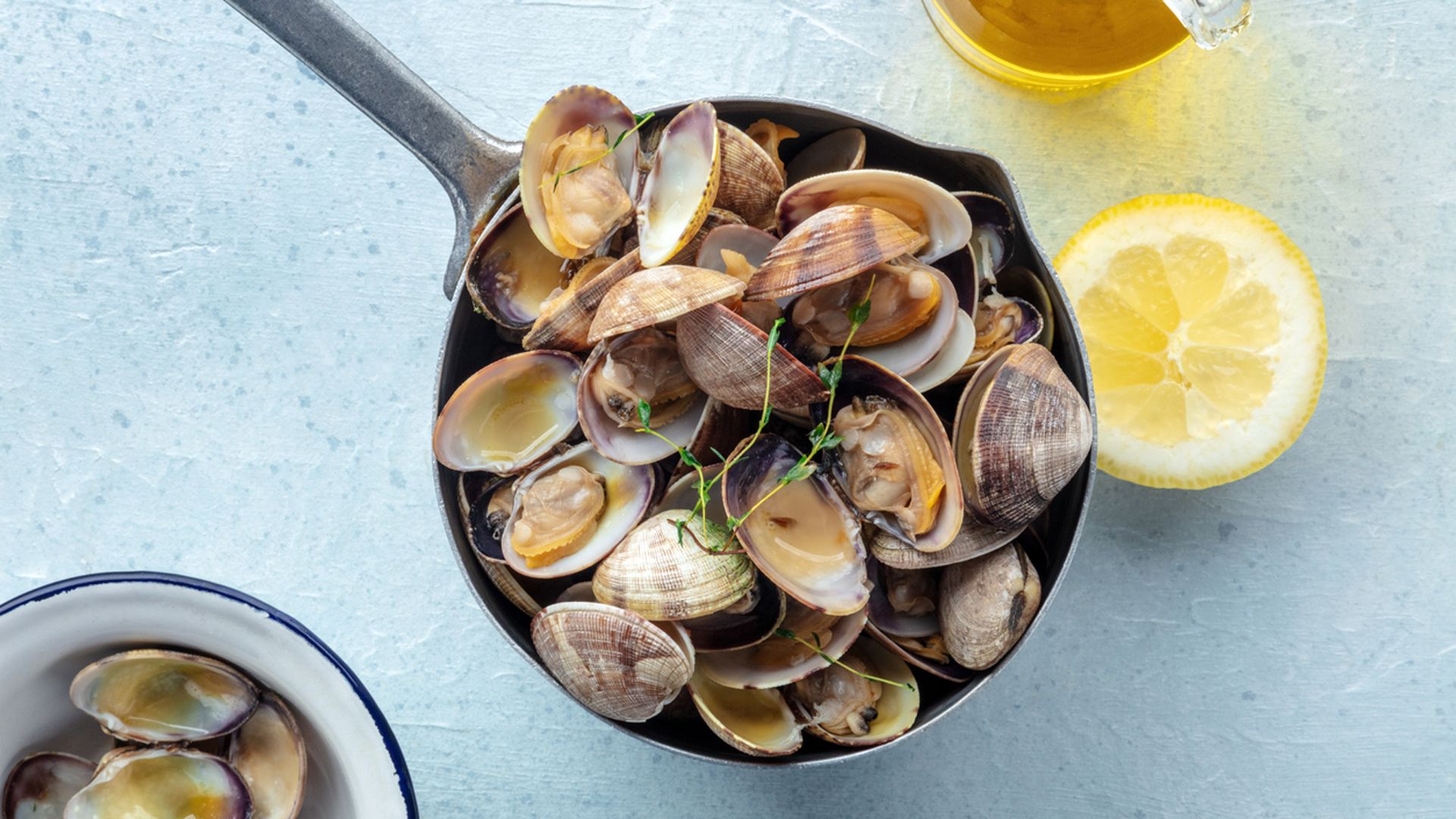 Almejas, una fuente de proteínas y hierro del mar