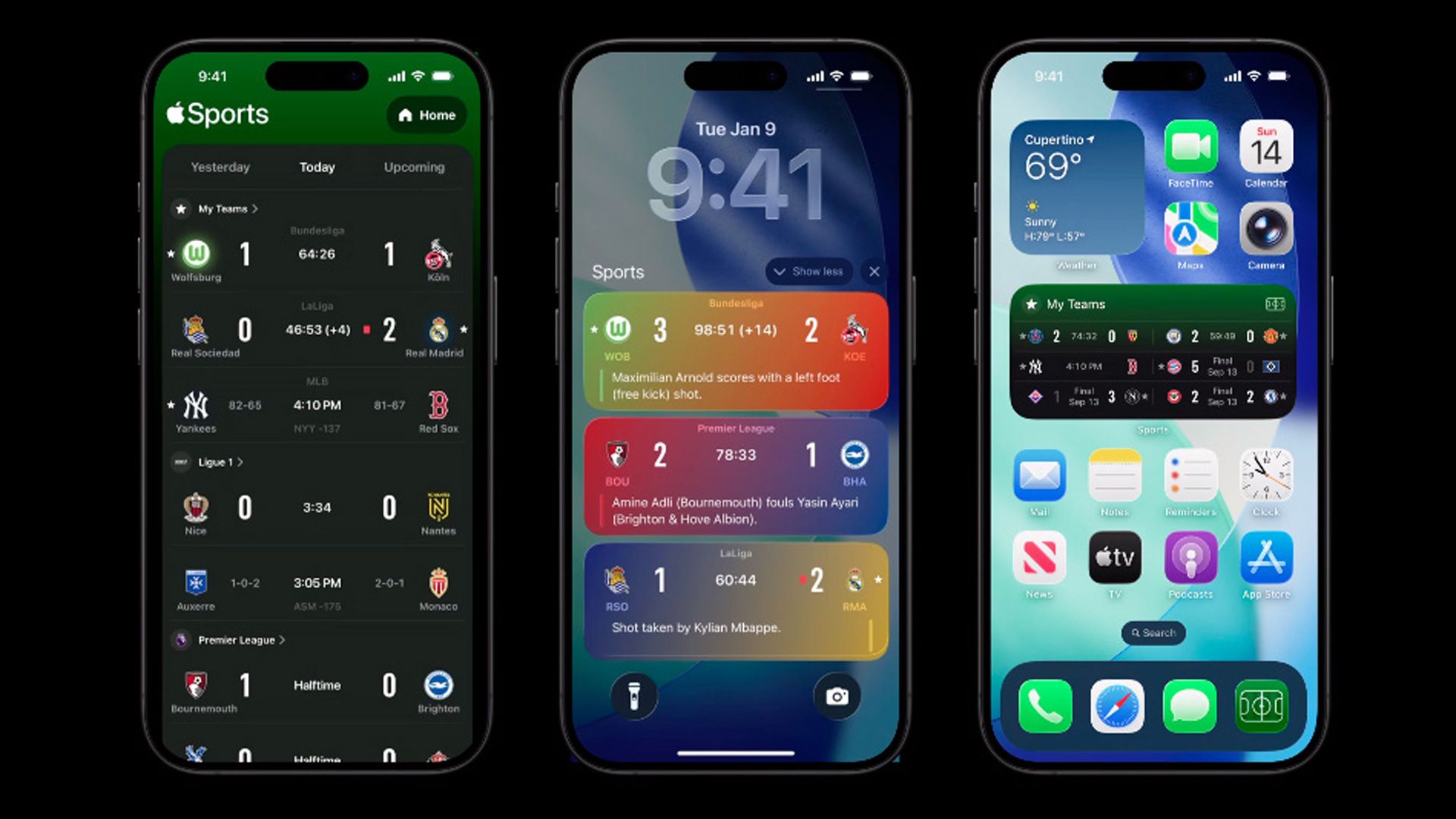 Apple Sports desembarca en España para mostrarte los goles en tiempo real... y muchísimo más