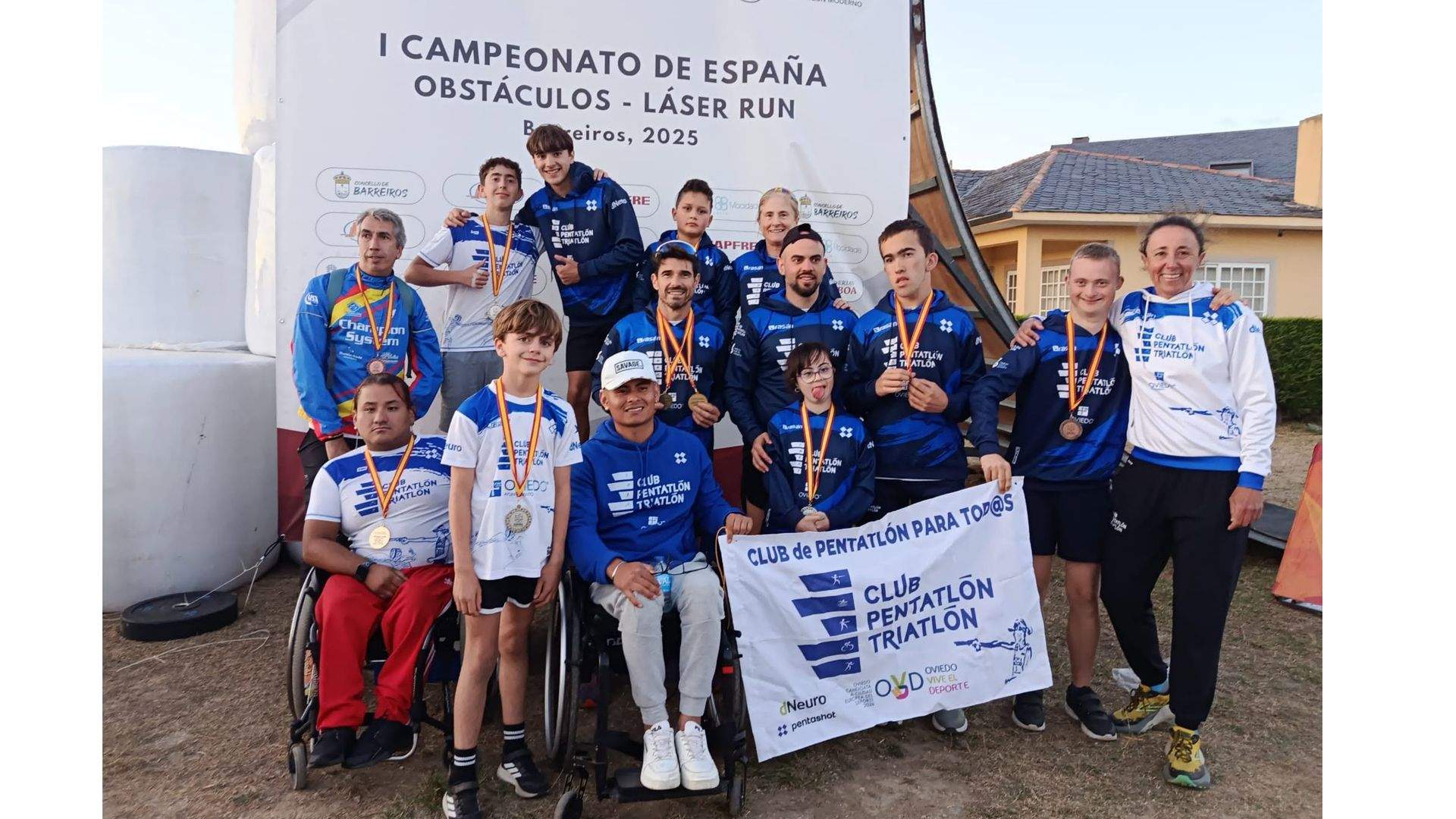 I Campeonato de España para obstáculos   Para Láser Run   Pentatlón Moderno. Equipo