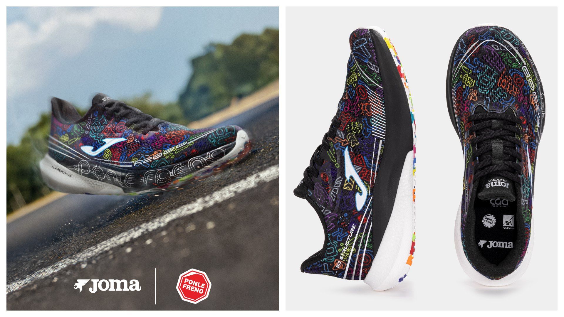 Nueva edición especial de las zapatillas Joma R 2000 x Ponle Freno