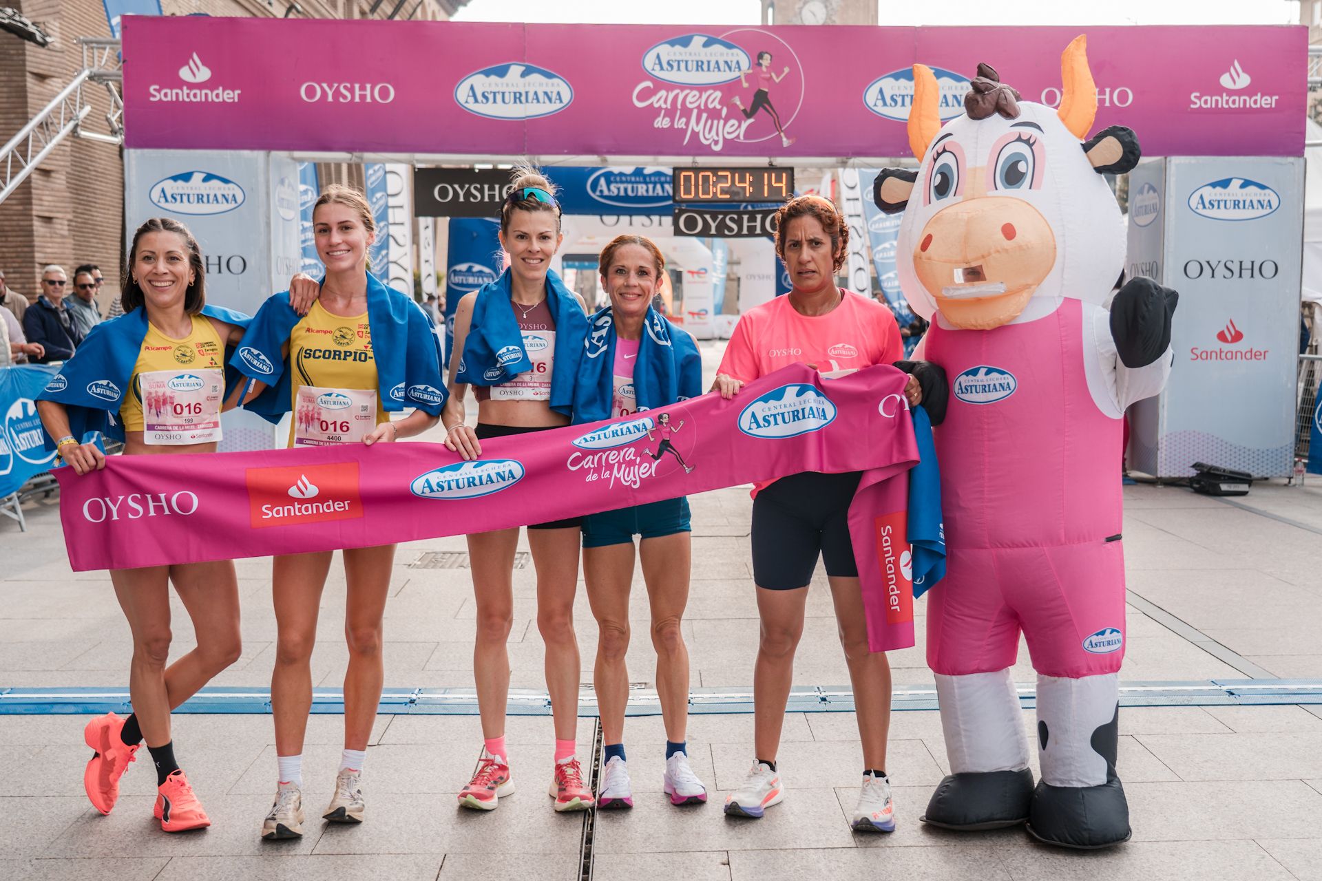 Ya puedes ver gratis el vídeo de tu llegada a meta en la Carrera de la Mujer de Zaragoza 2025
