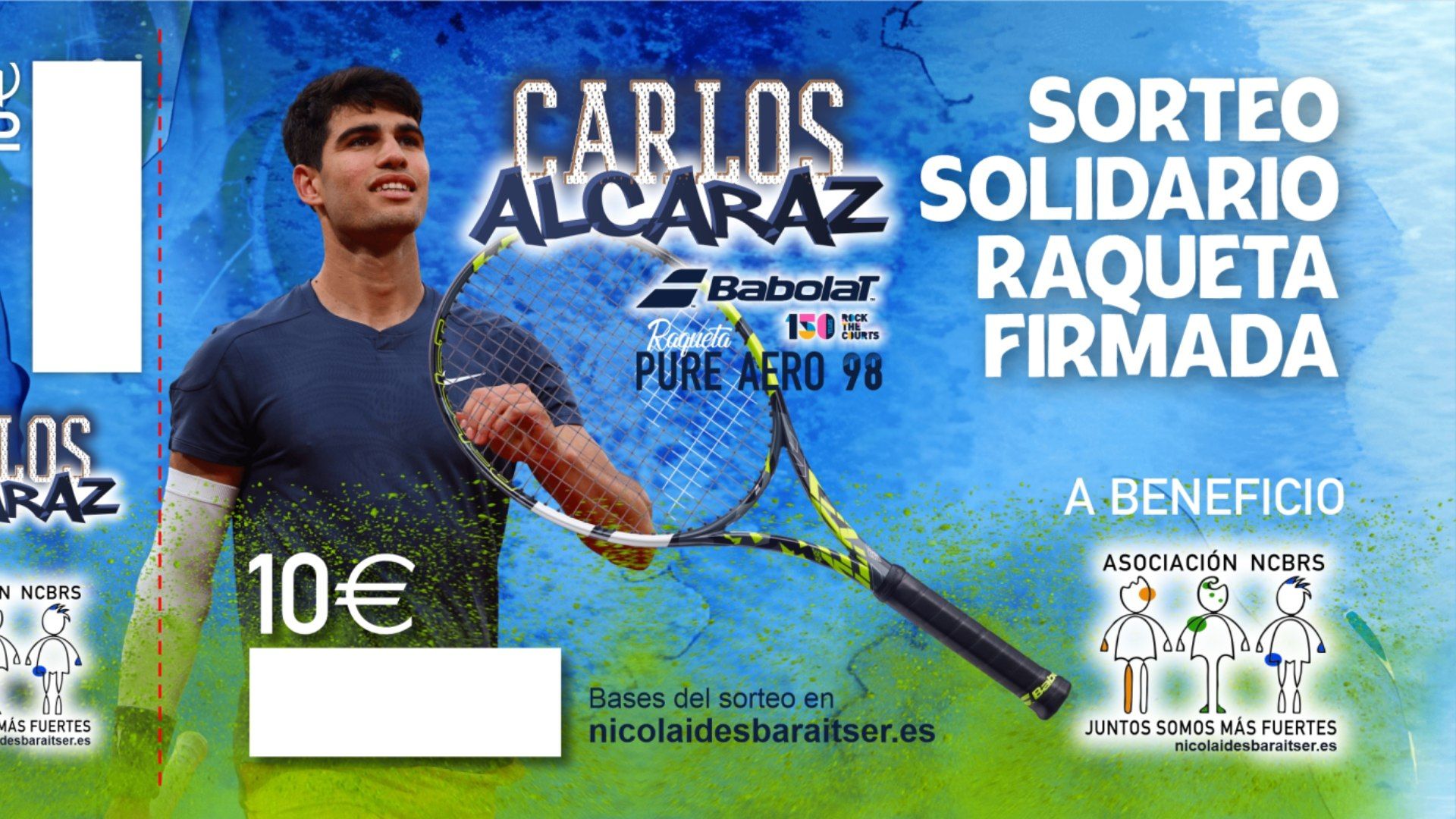 Participa en el sorteo de la raqueta de Alcaraz por los niños con Síndrome Nicolaides Baraitser